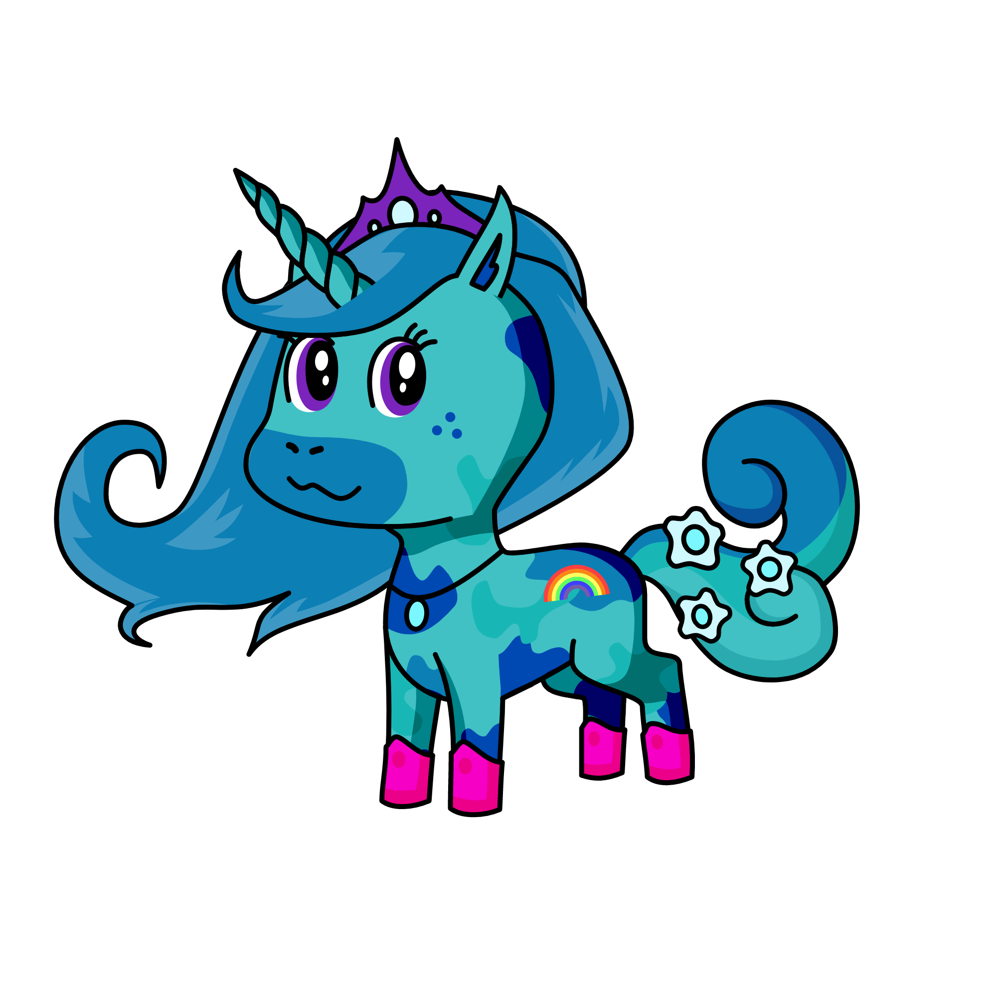 Icicle, the unicorn