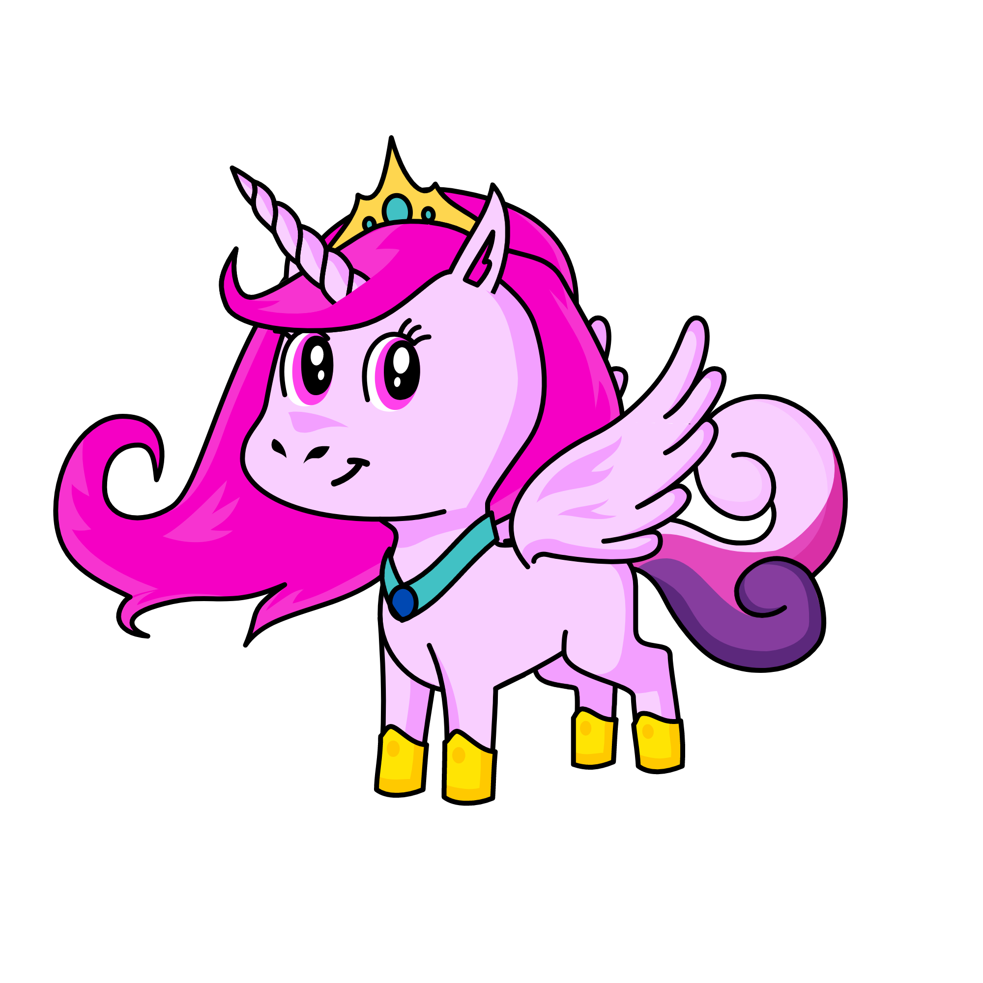 Princess Cedens, the unicorn