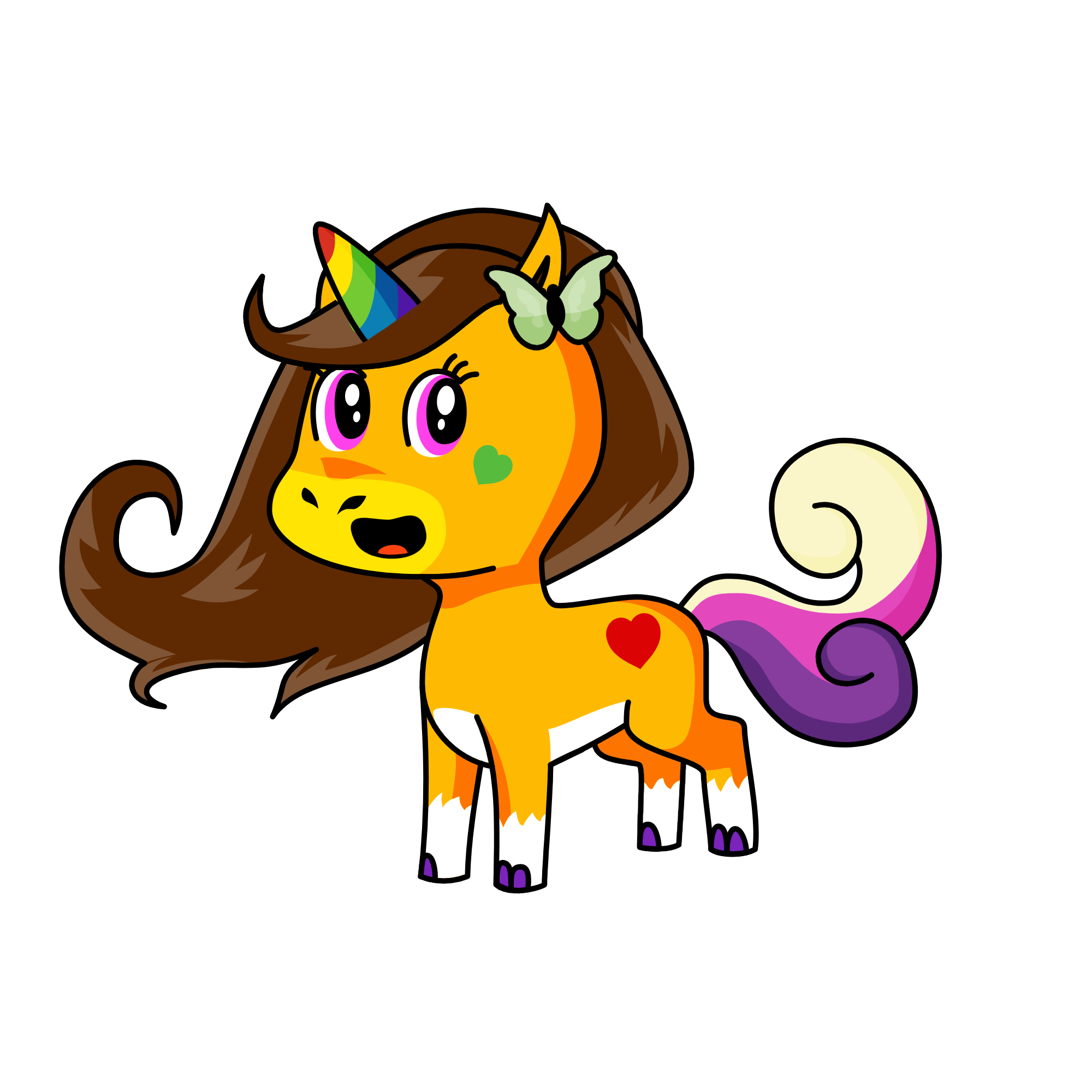 girl, the unicorn