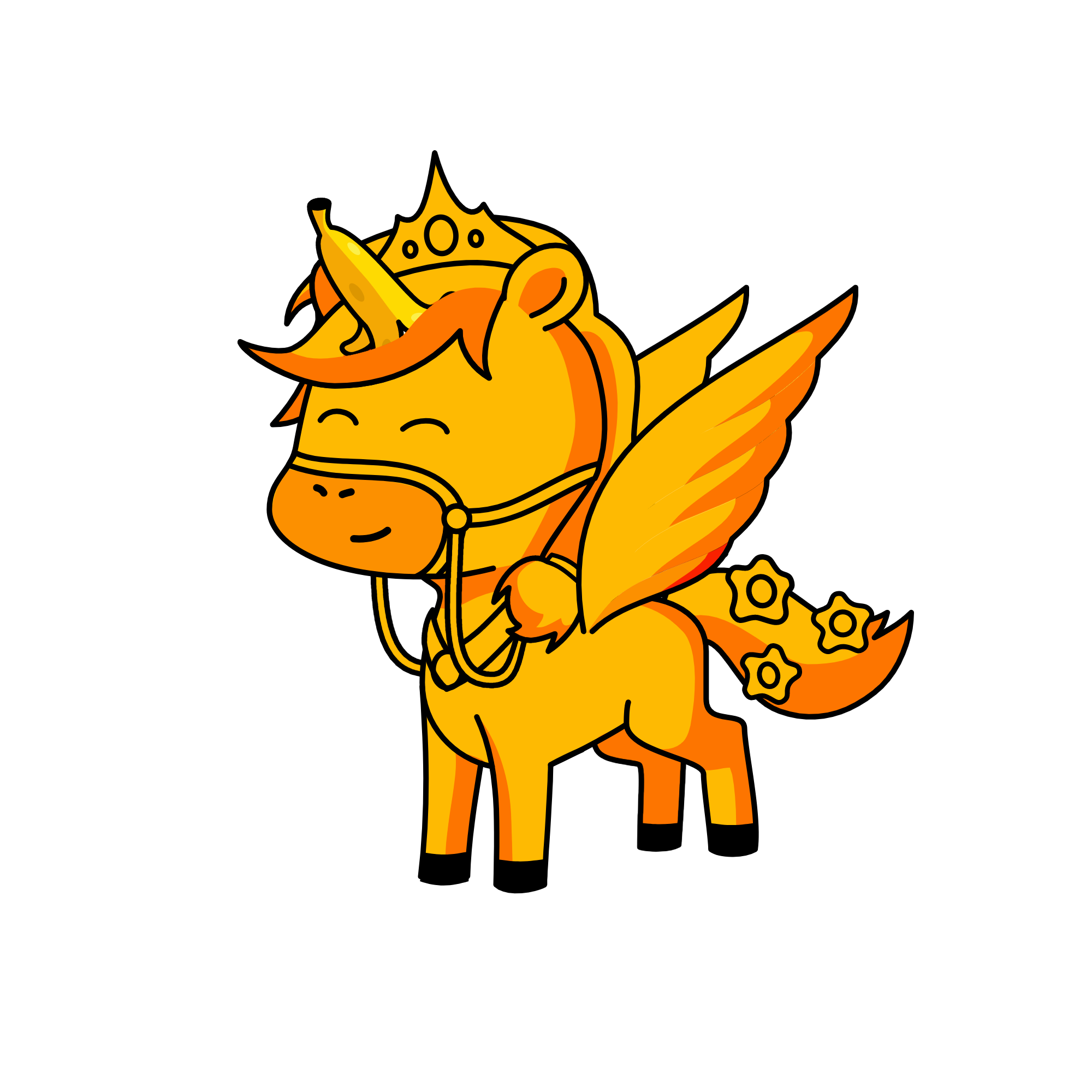 Da Golden Uni, the unicorn