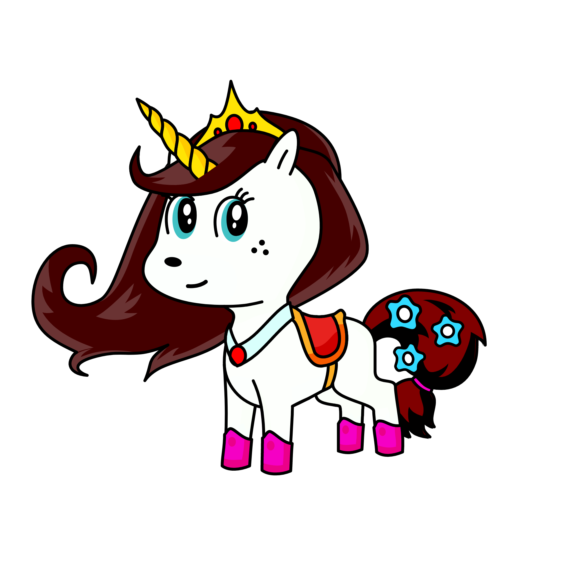 Petite unicorn, the unicorn