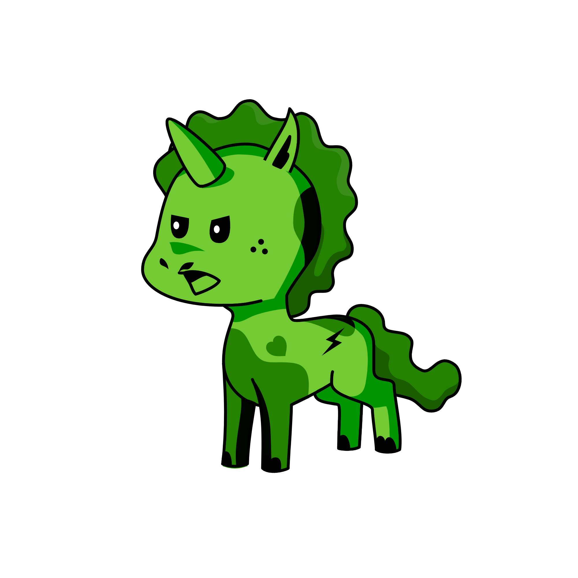 Zombie, the unicorn