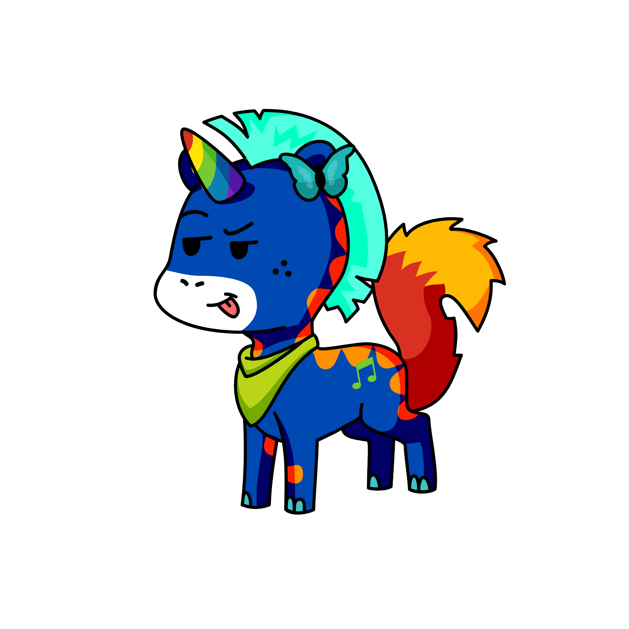 Poop, the unicorn