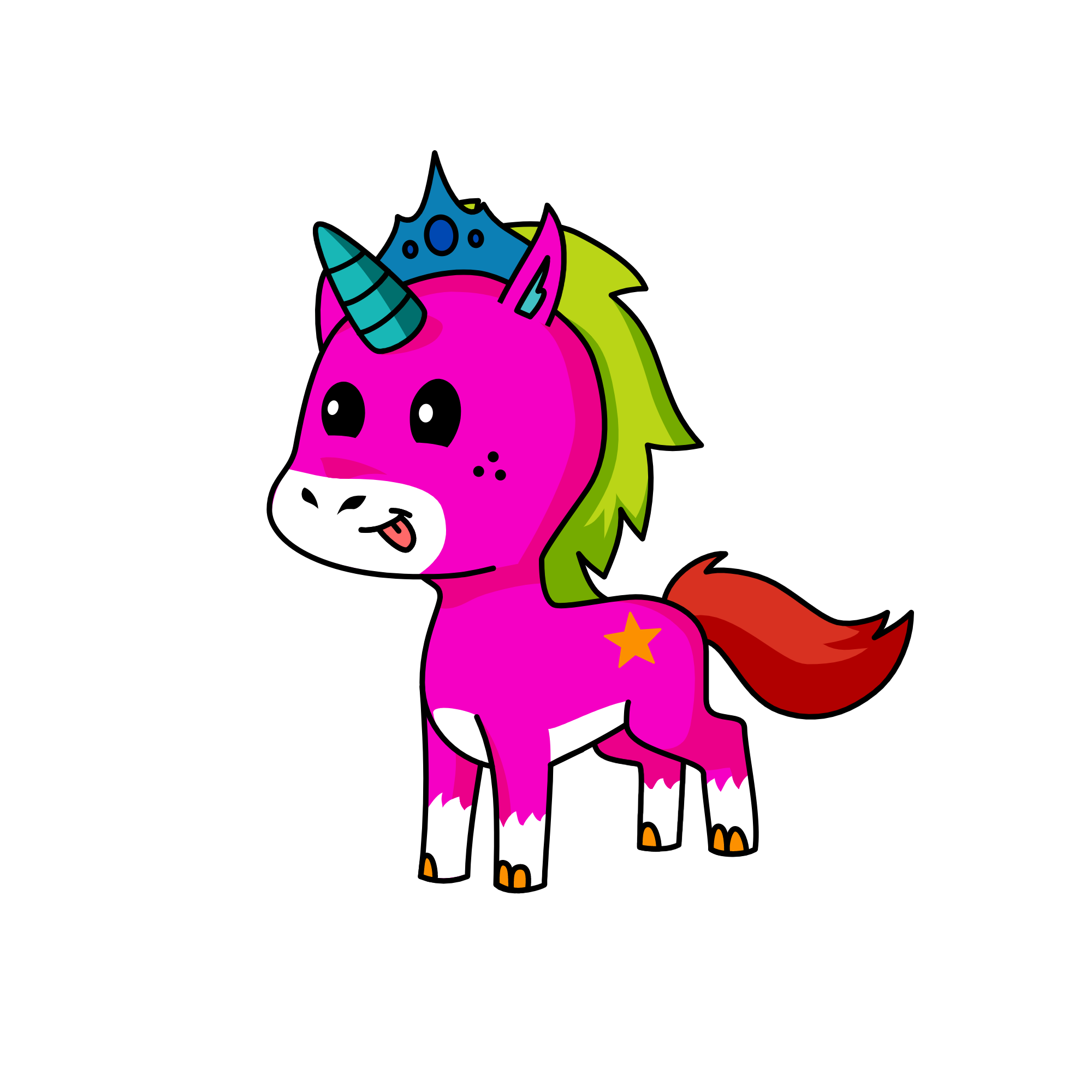 hena, the unicorn