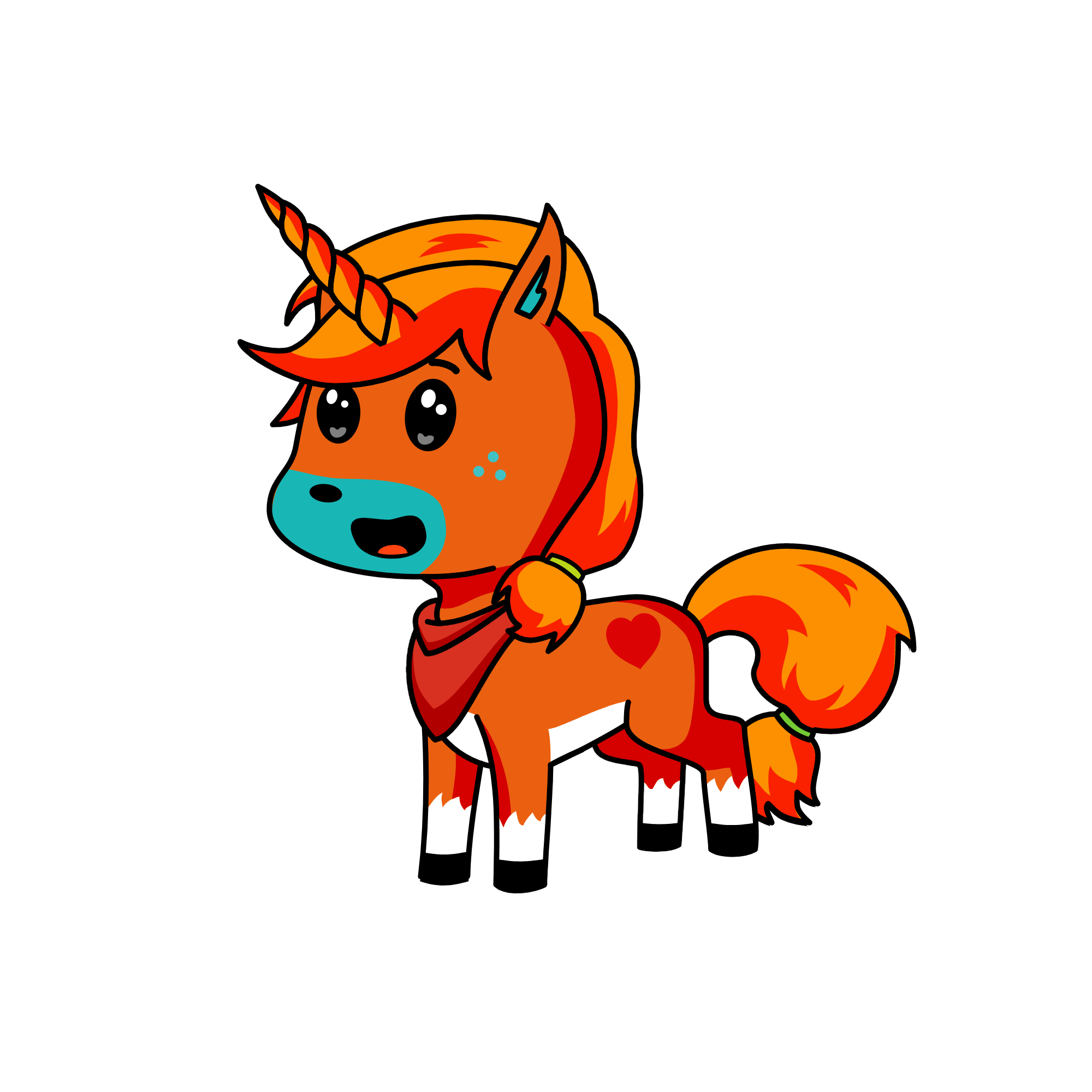 ooooorange, the unicorn