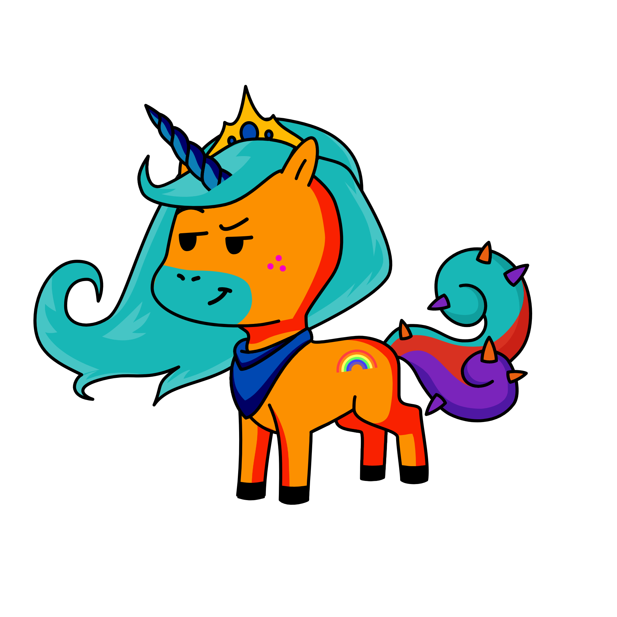 Scarlette, the unicorn