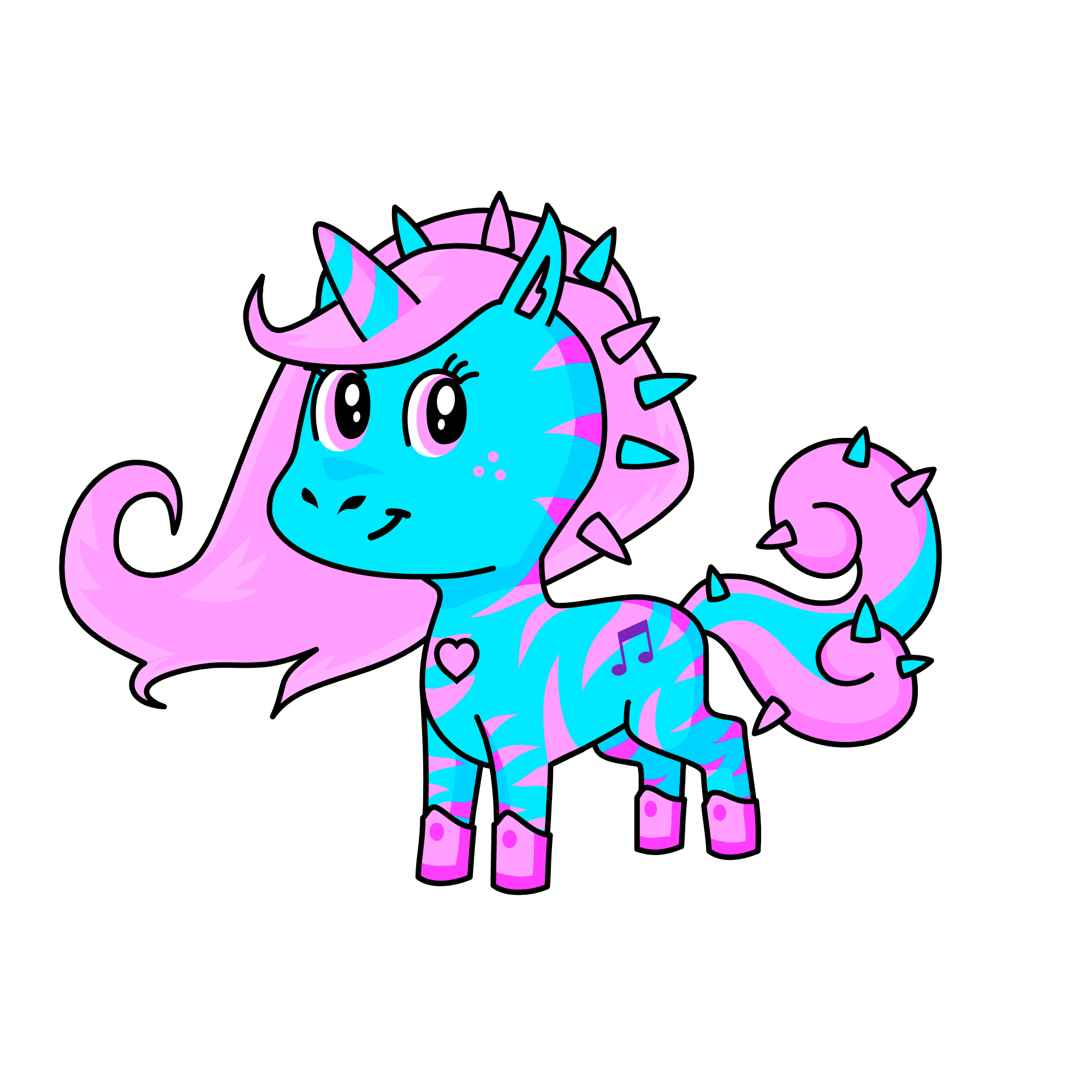 candy corn, the unicorn