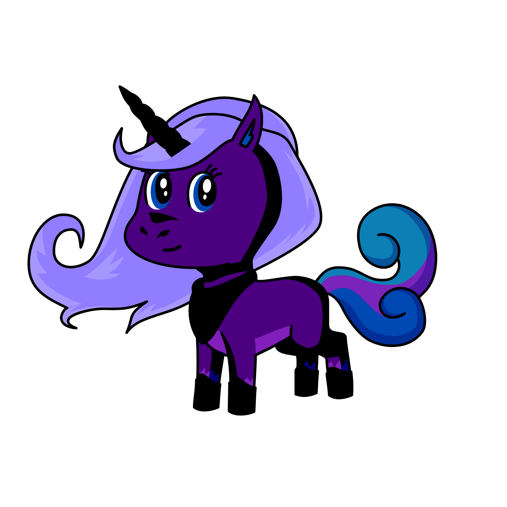 Midnight, the unicorn