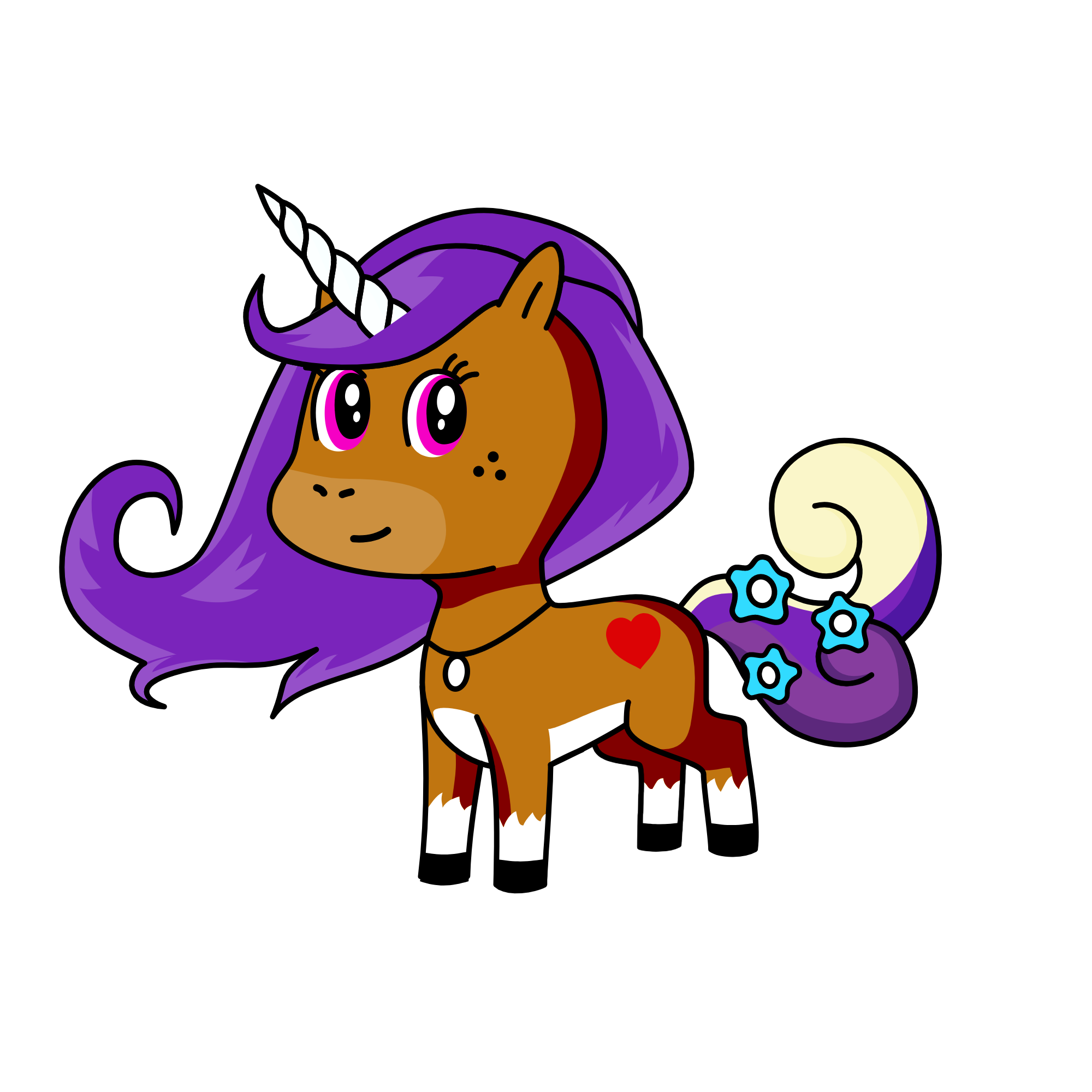 hat, the unicorn