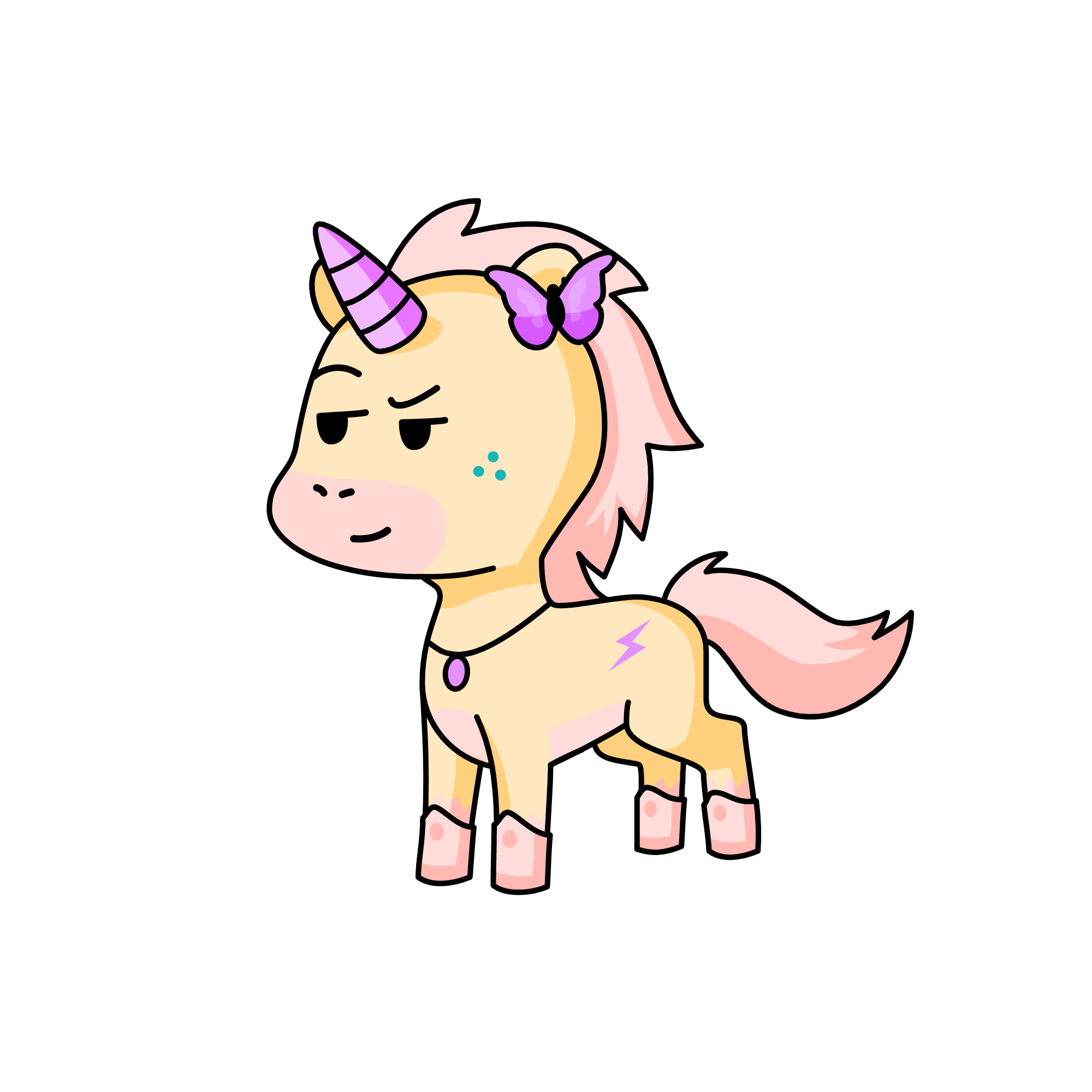 princess , the unicorn