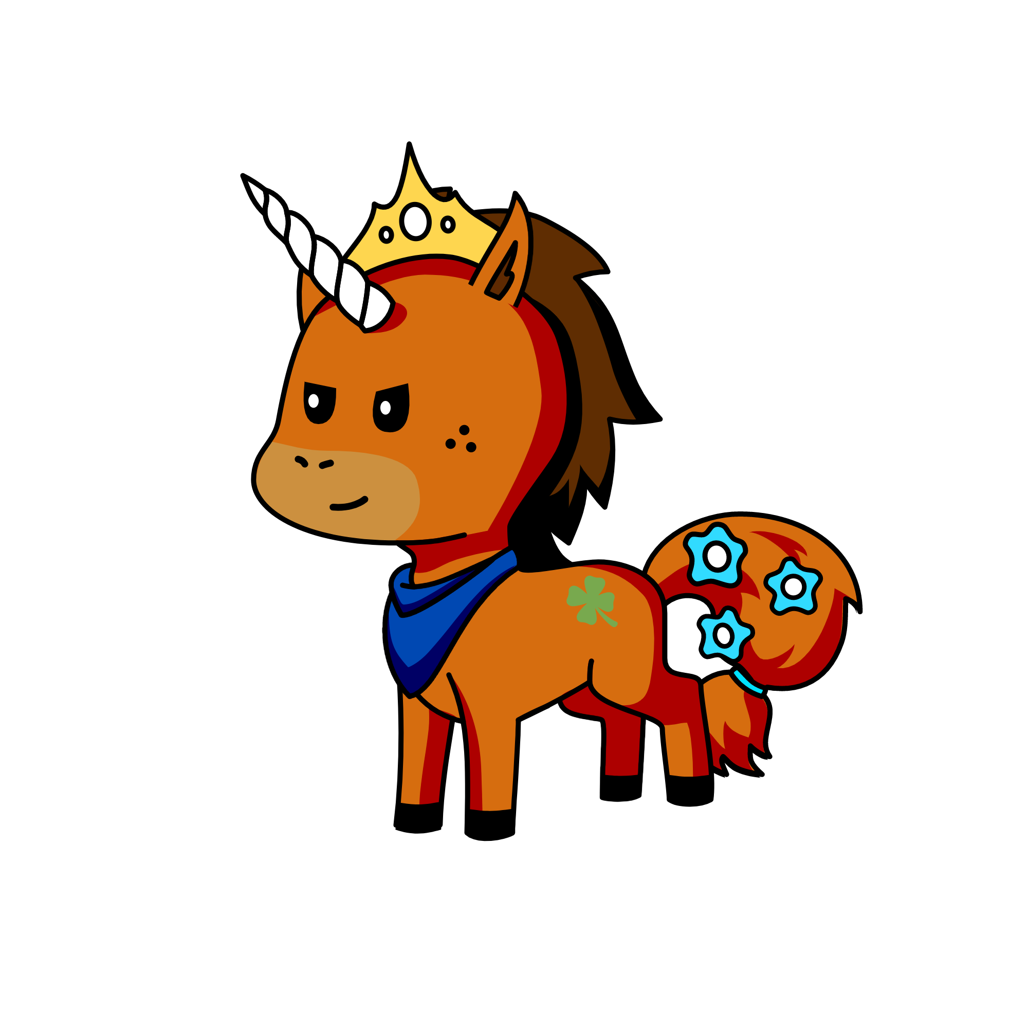 forest queen, the unicorn