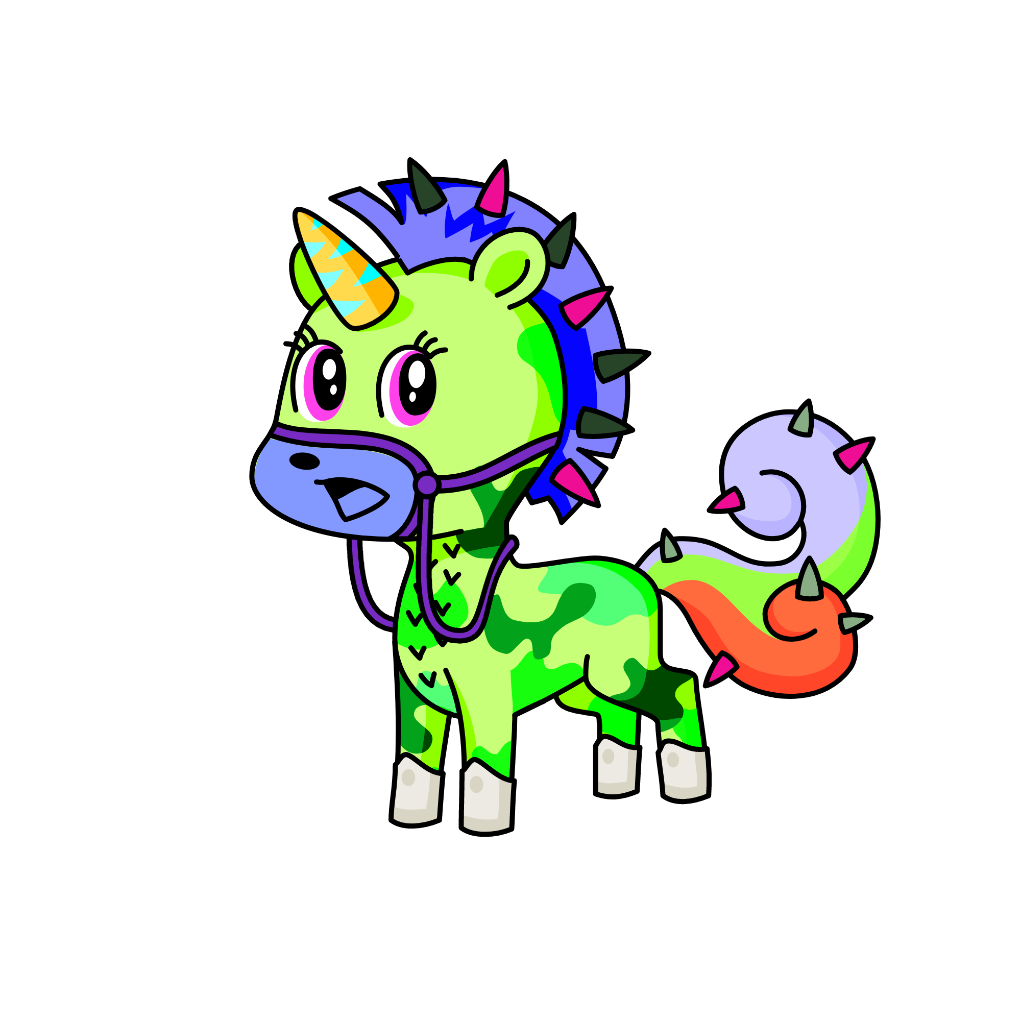 a person, the unicorn