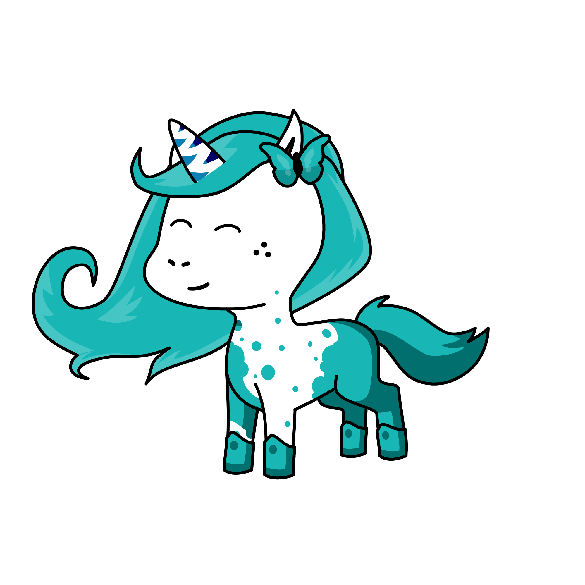cup cake, the unicorn