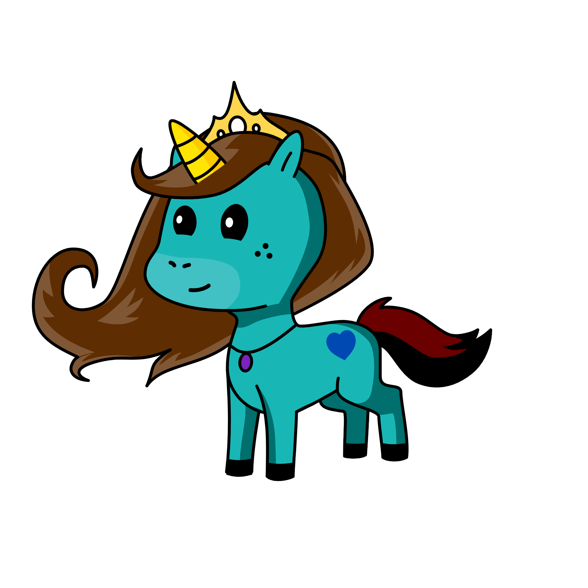 princess, the unicorn