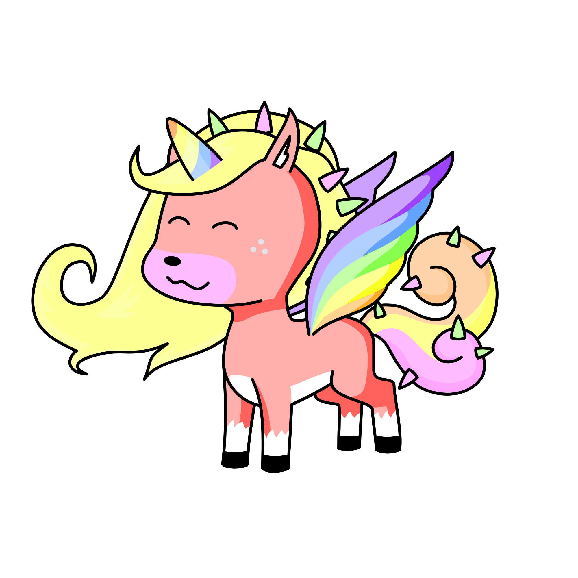 pastel, the unicorn