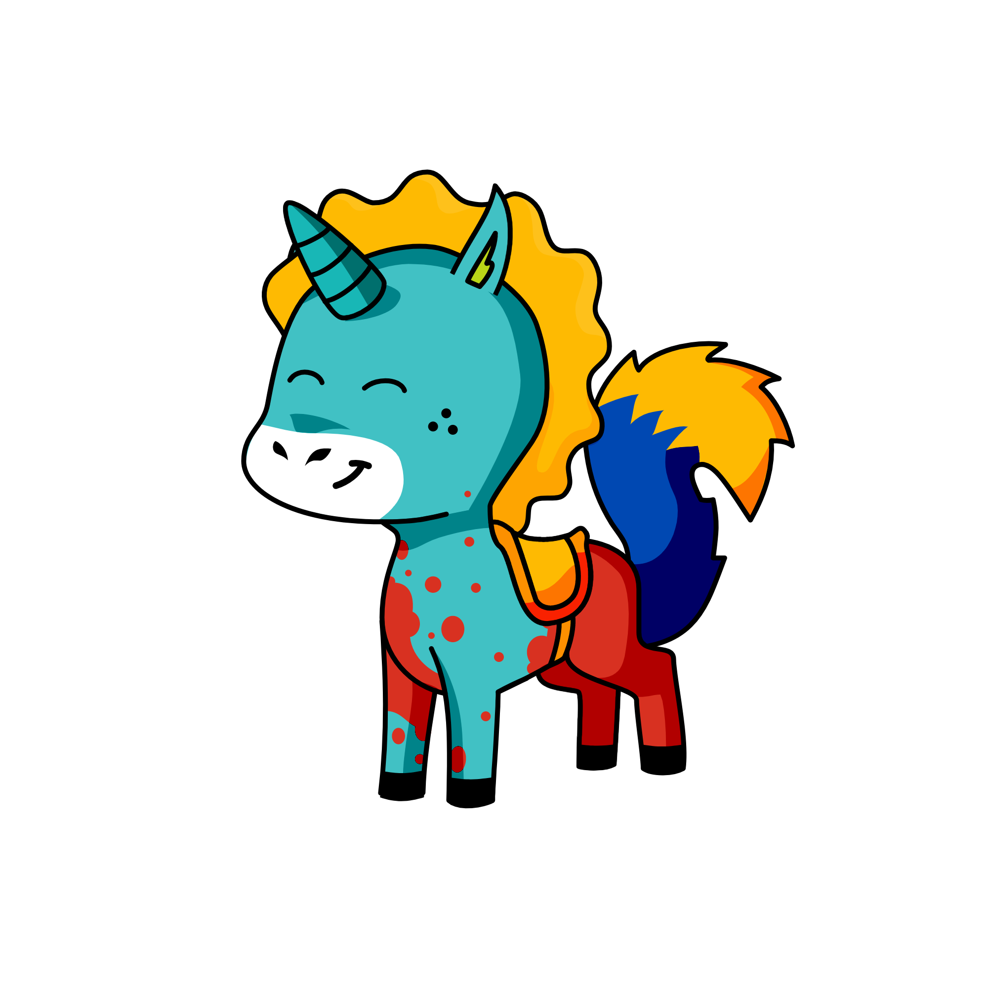 YUHFBJ, the unicorn