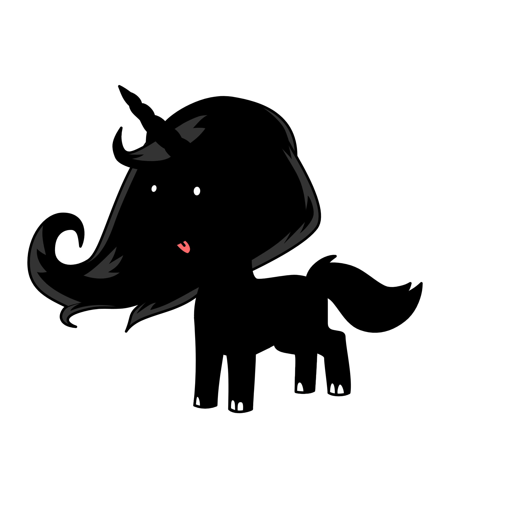 Darky, the unicorn