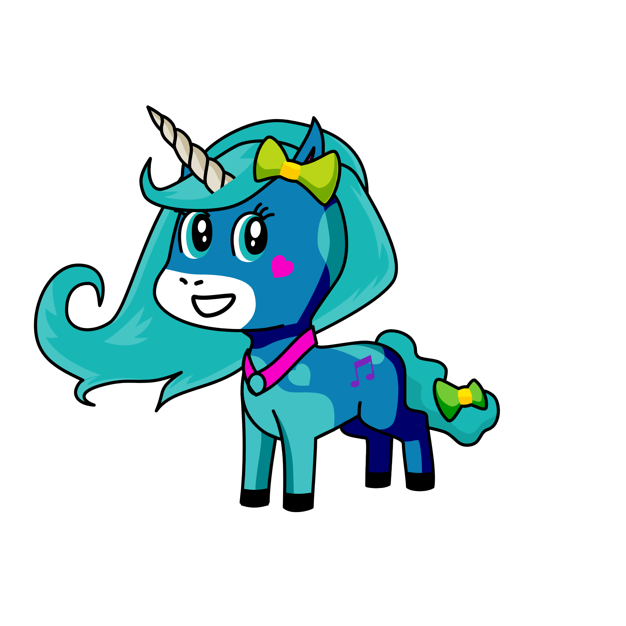 Scarlett, the unicorn