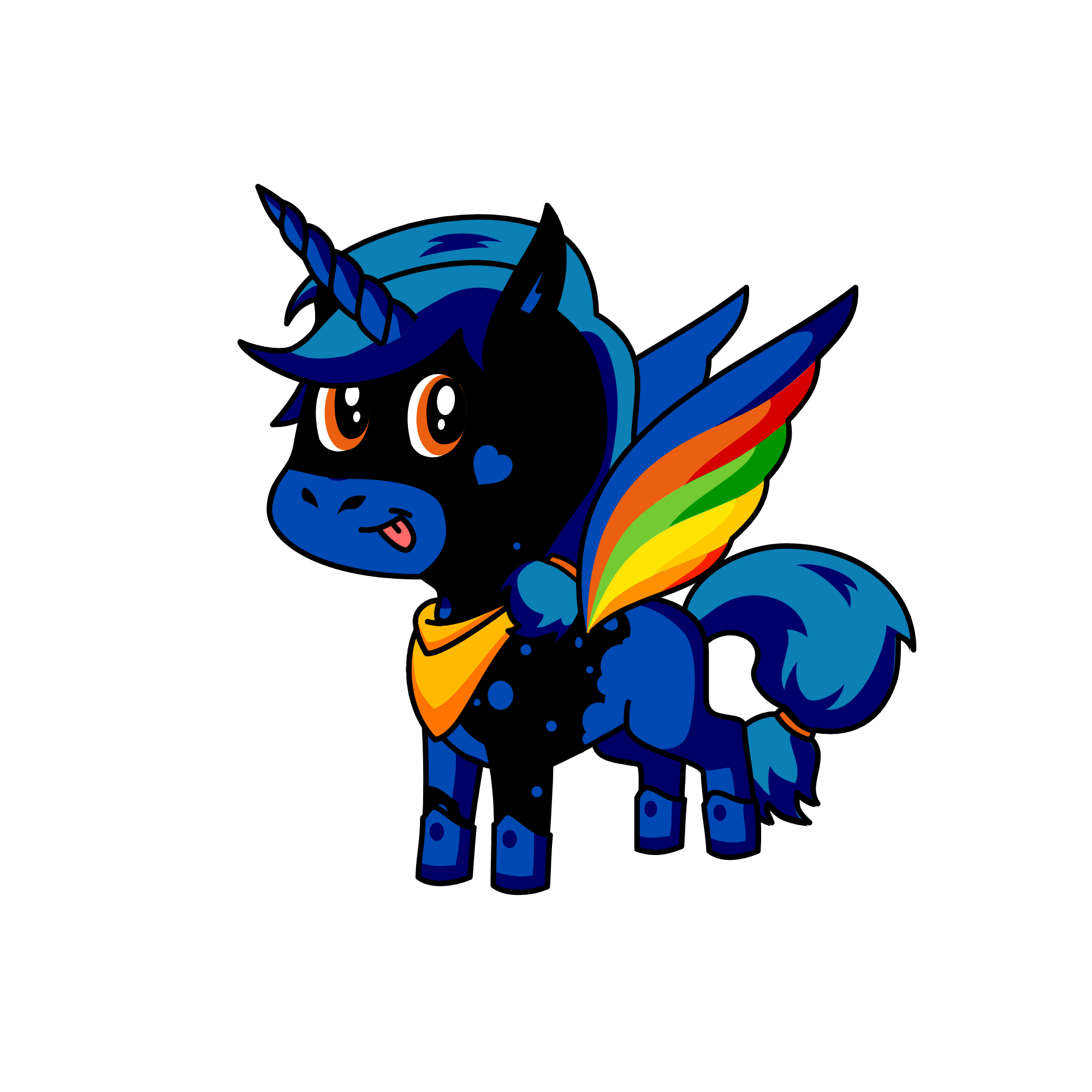 Splatch, the unicorn
