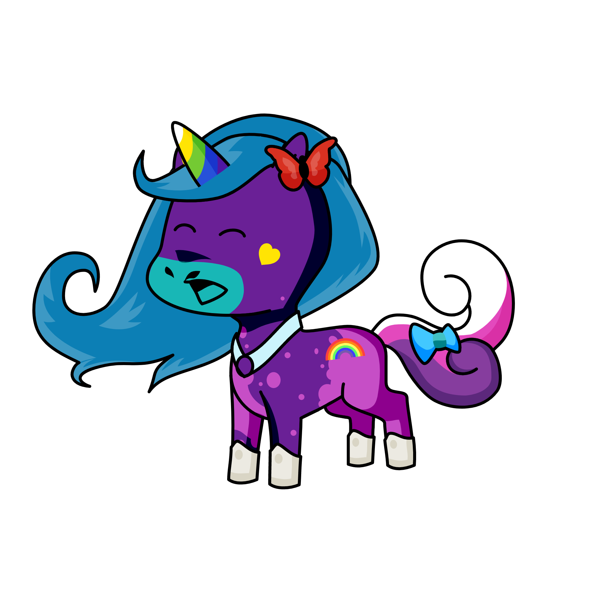 Ymoo, the unicorn