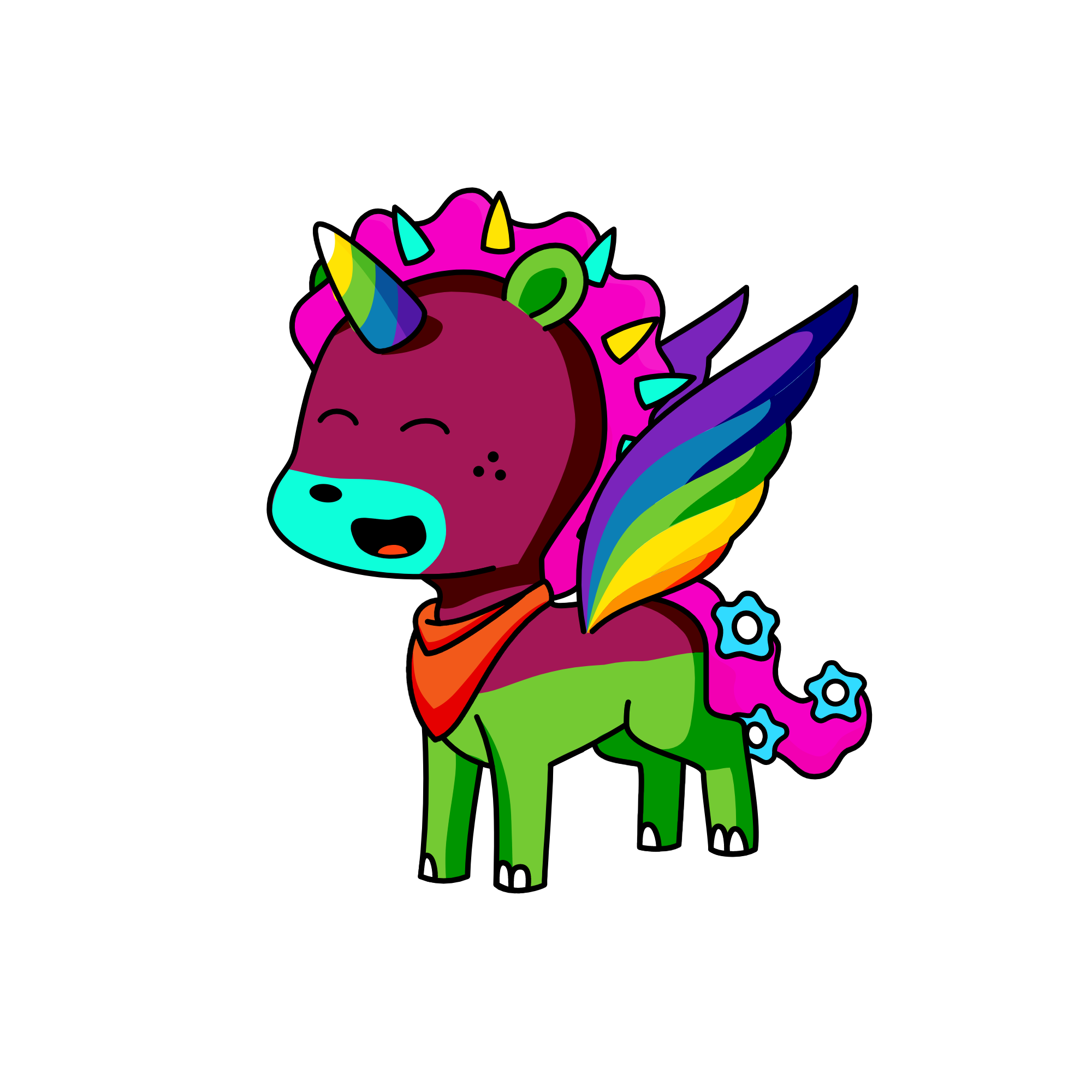 Random, the unicorn