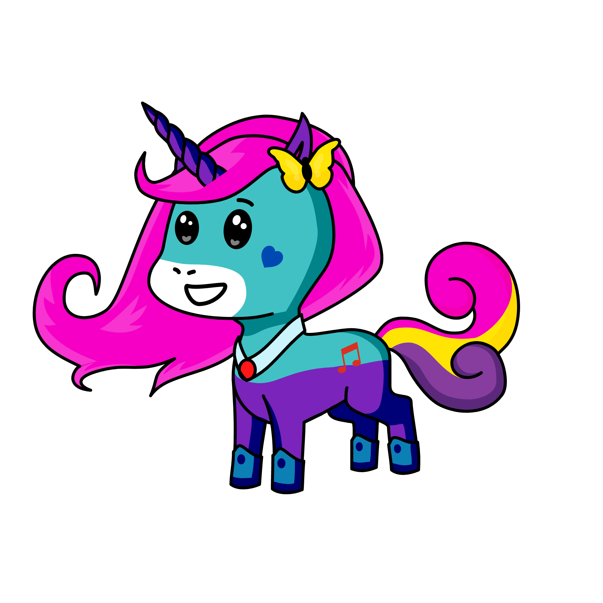 Scarlett, the unicorn