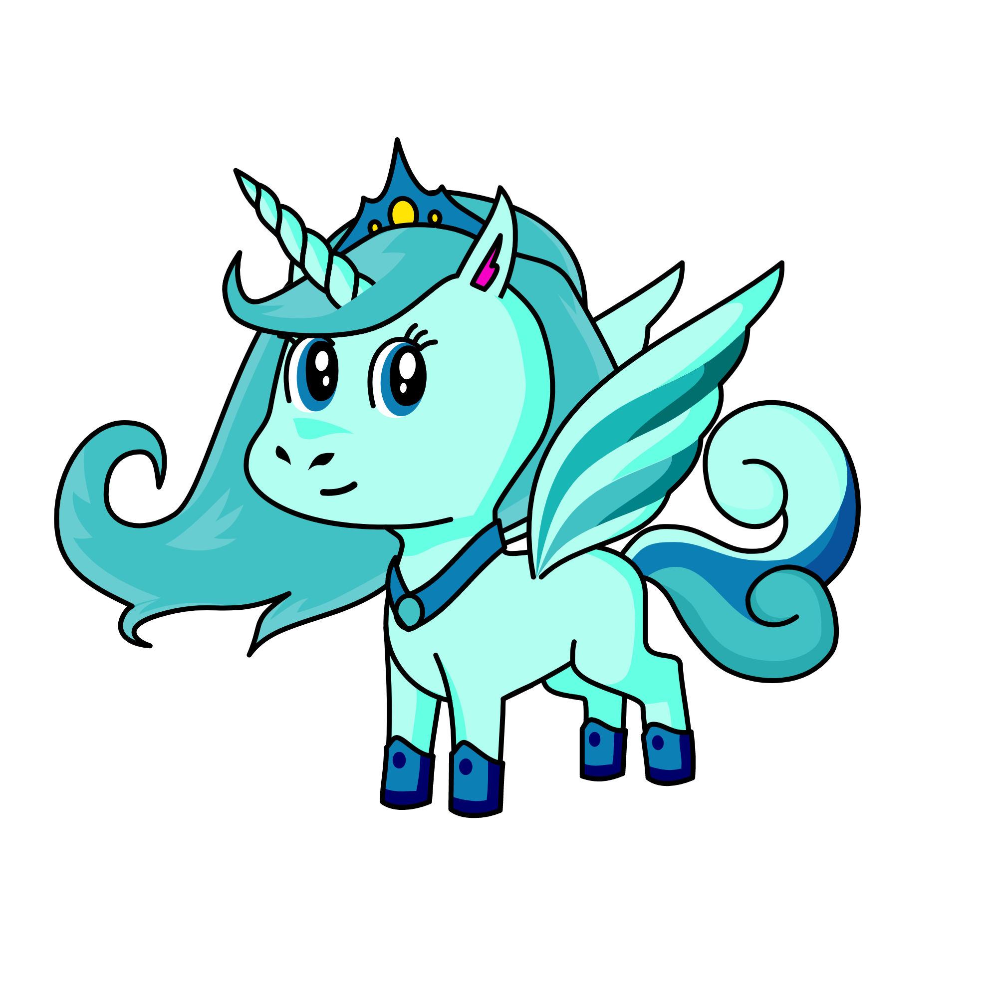 Snow Queen #Snowy , the unicorn