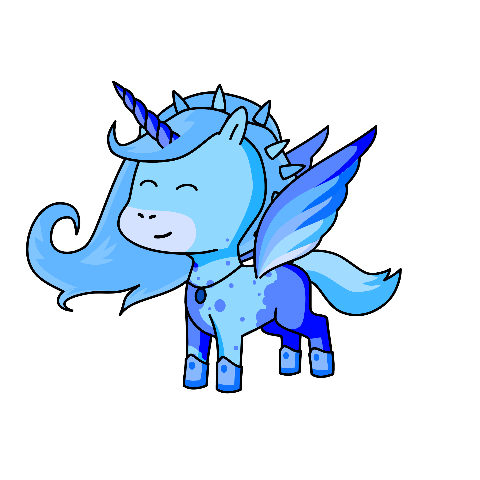 Queen of the water, the unicorn