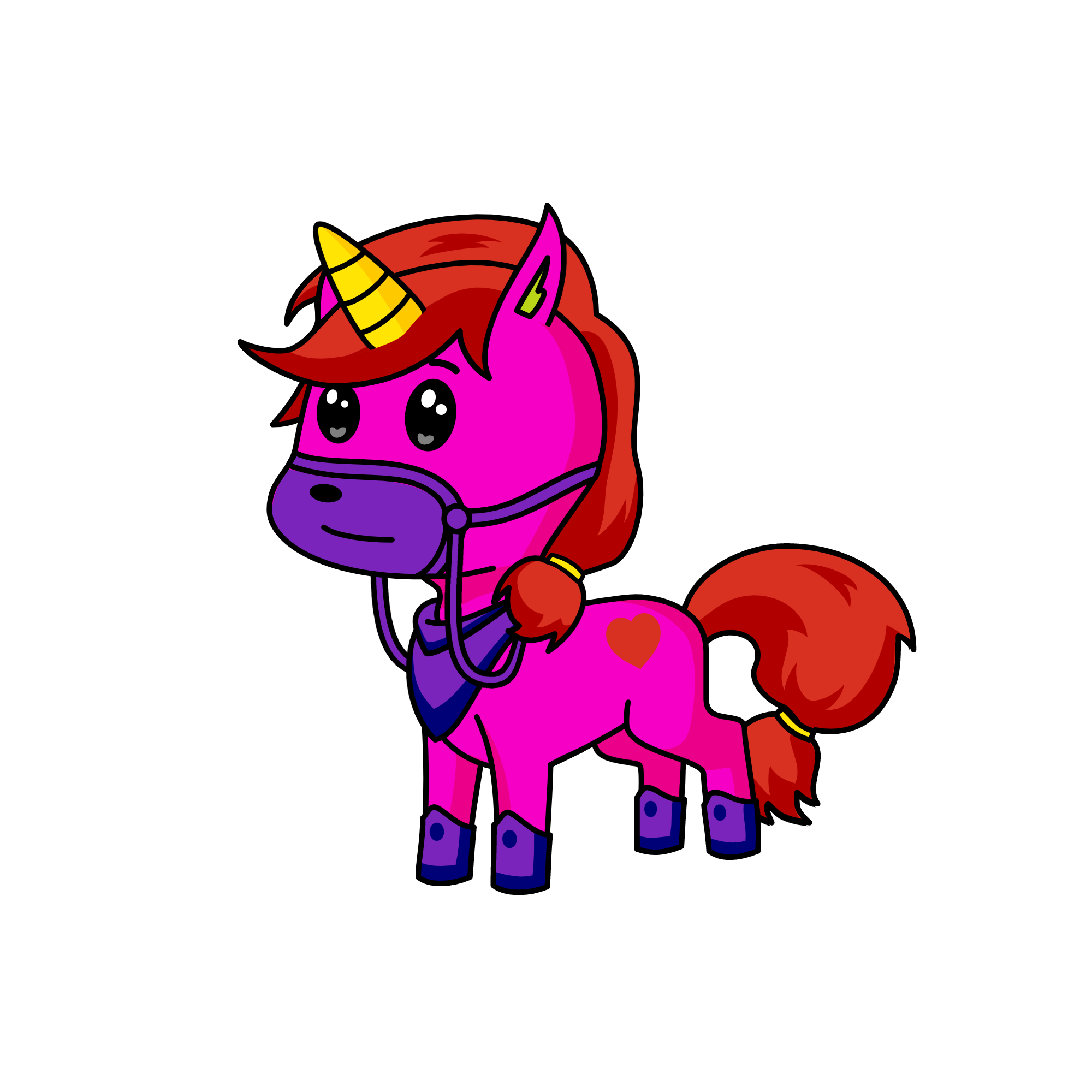 pinkacorn, the unicorn