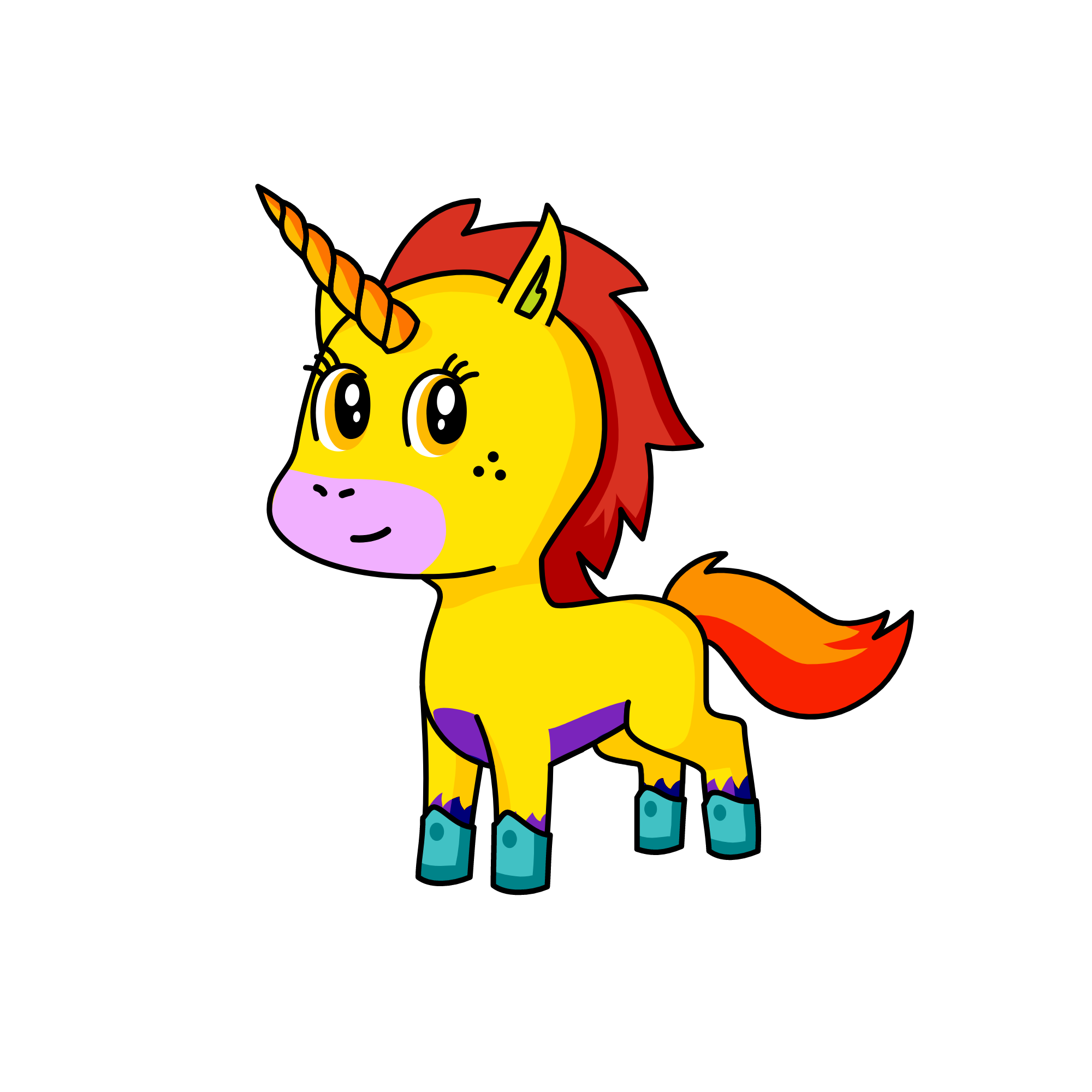 the blank thing, the unicorn