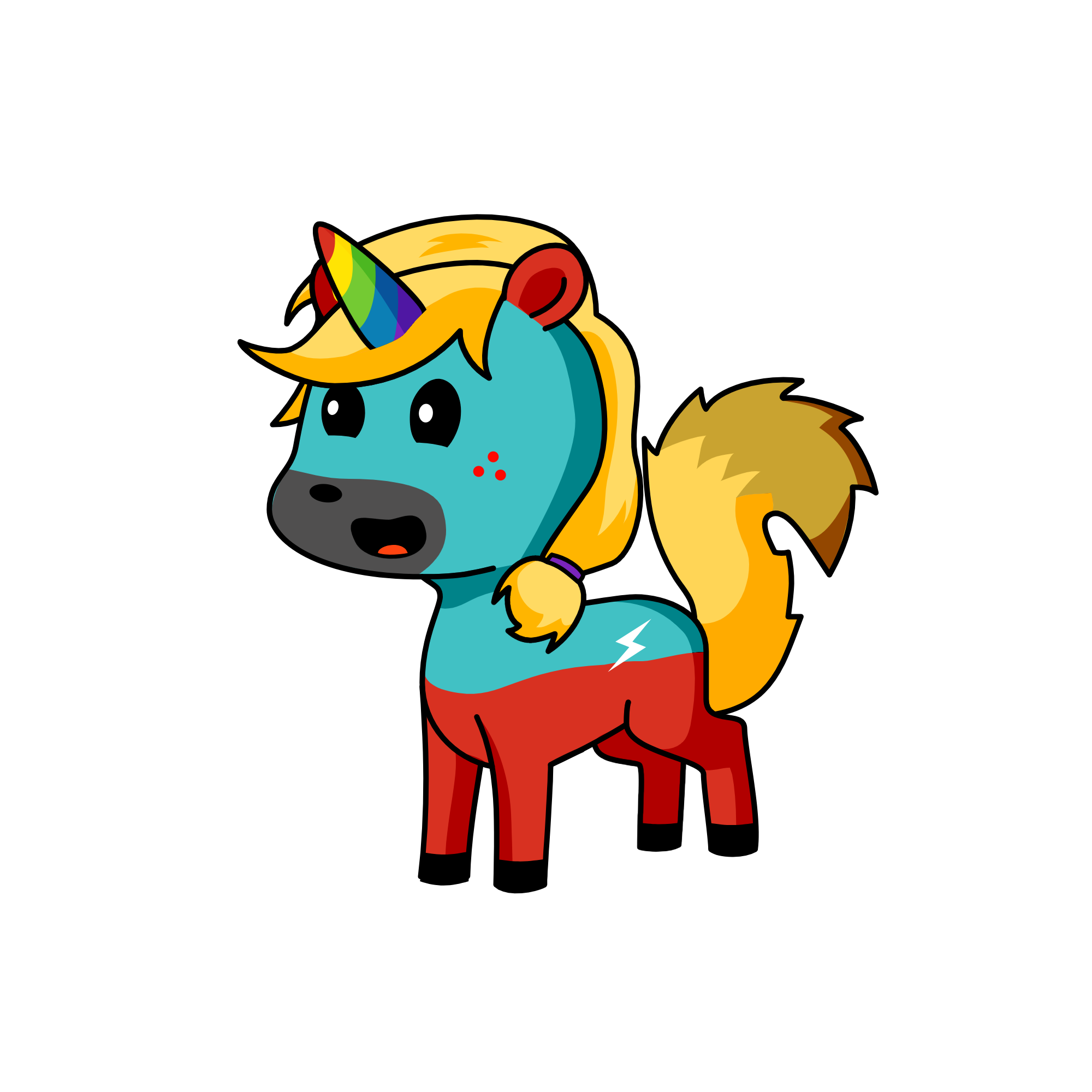 ranbow dex, the unicorn