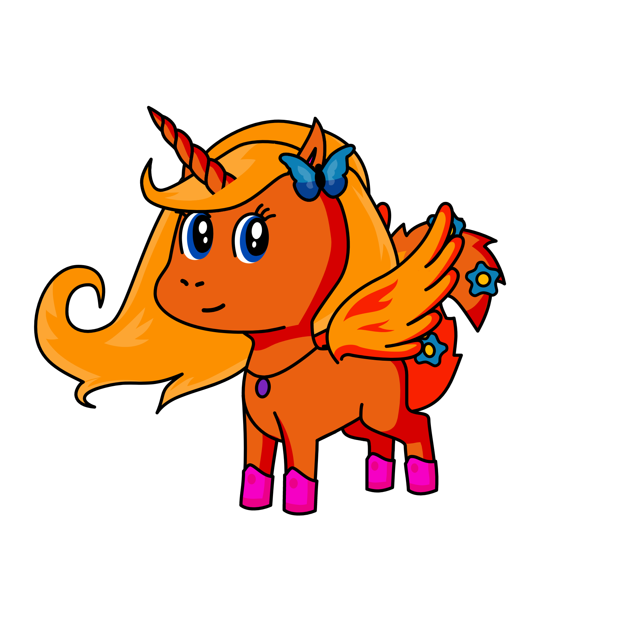 Foxy the unicorn, the unicorn
