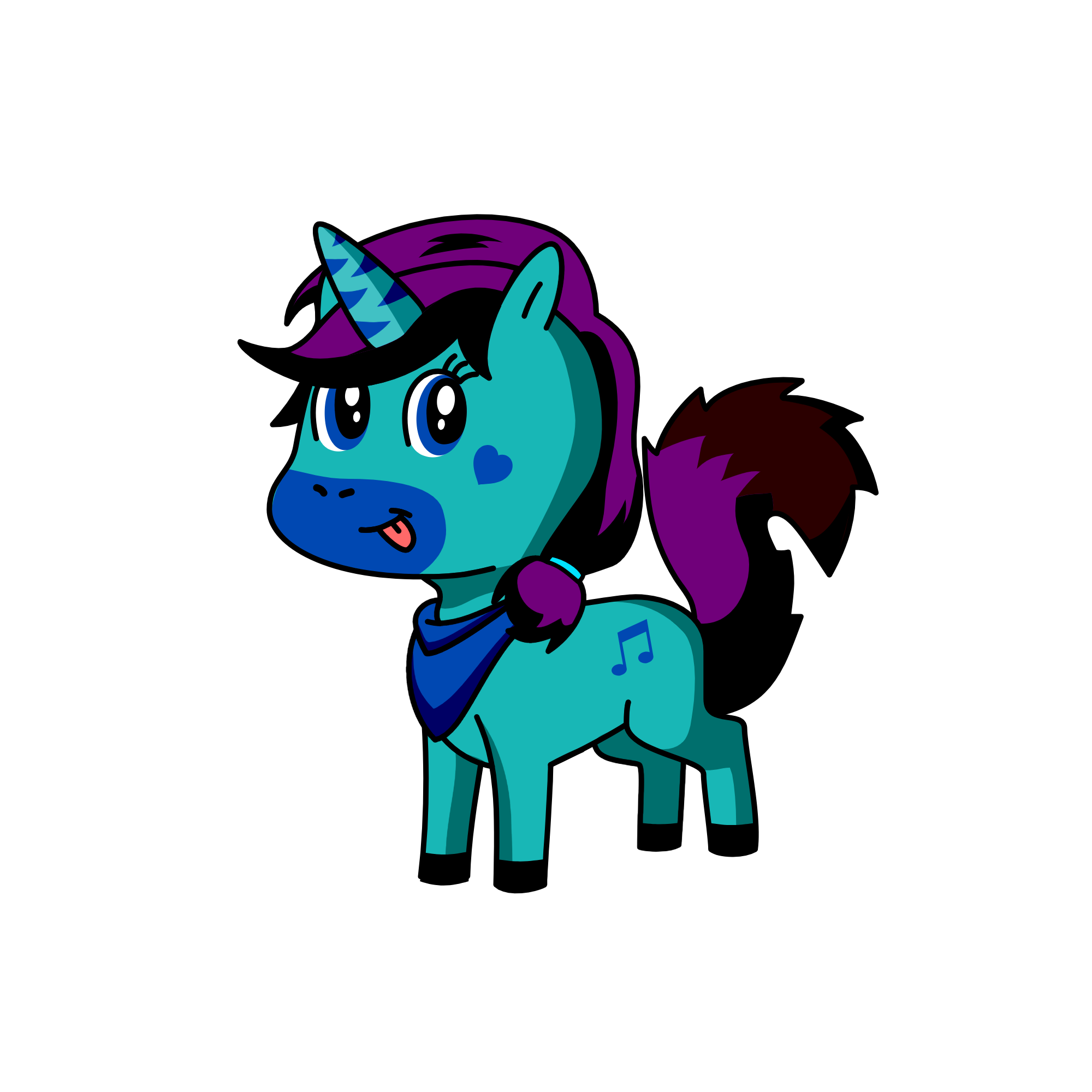 Pop, the unicorn