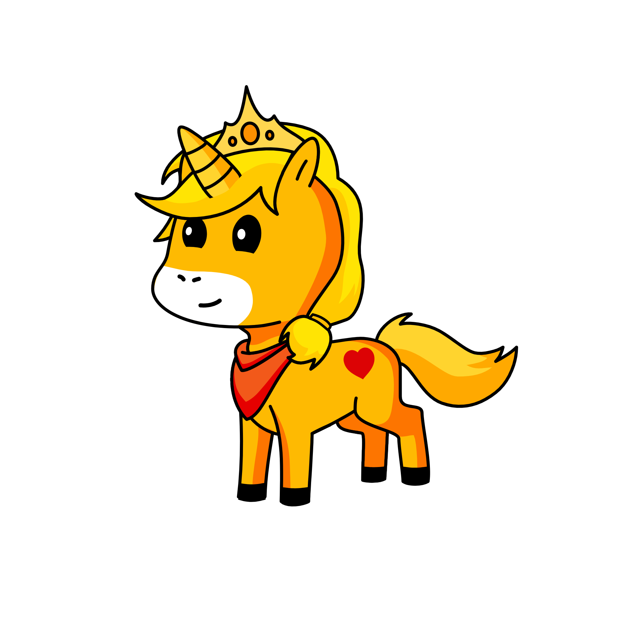 Sunny-side-up, the unicorn