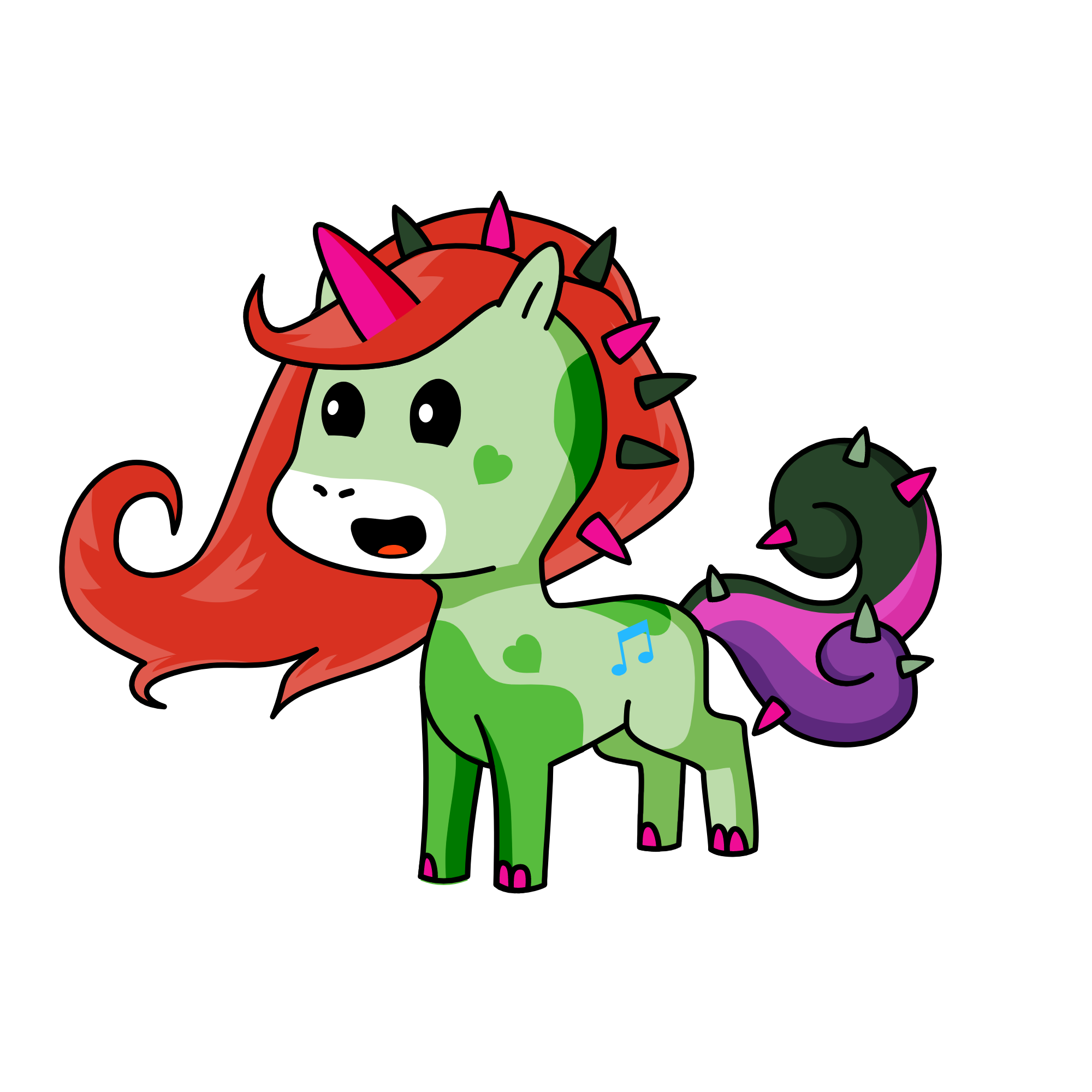 bow, the unicorn