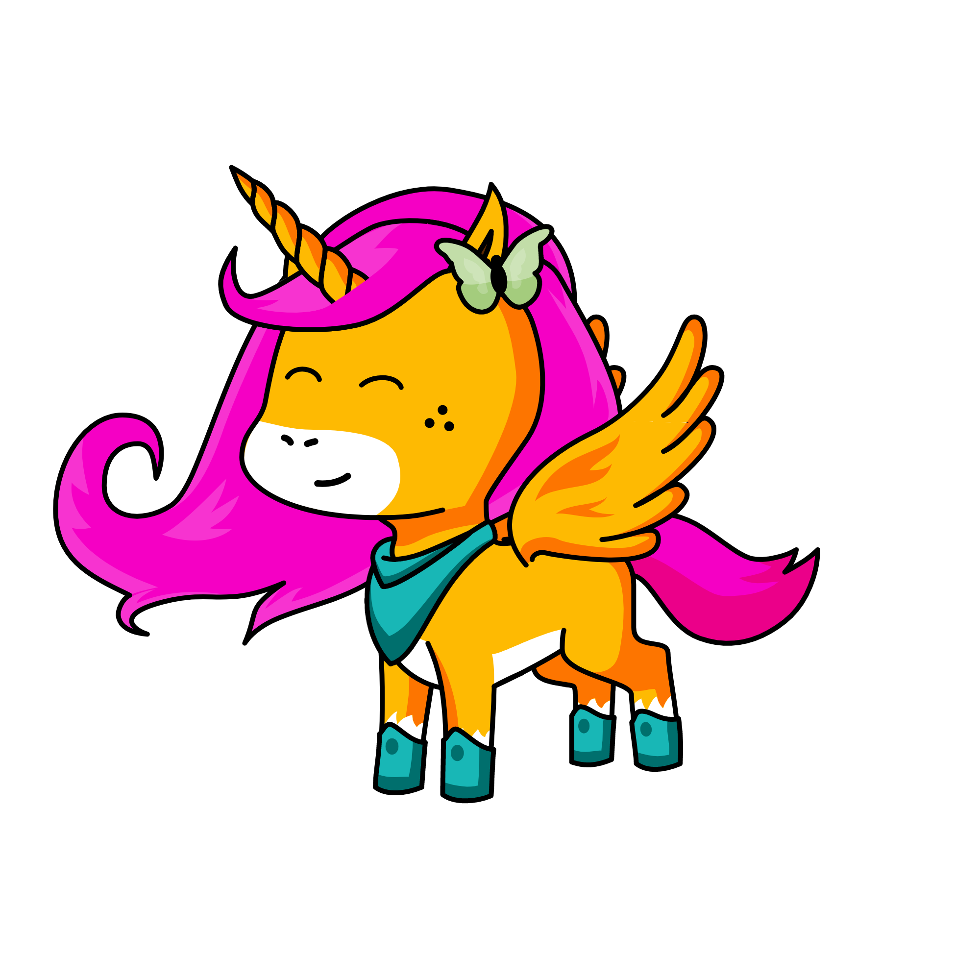 Poppy, the unicorn