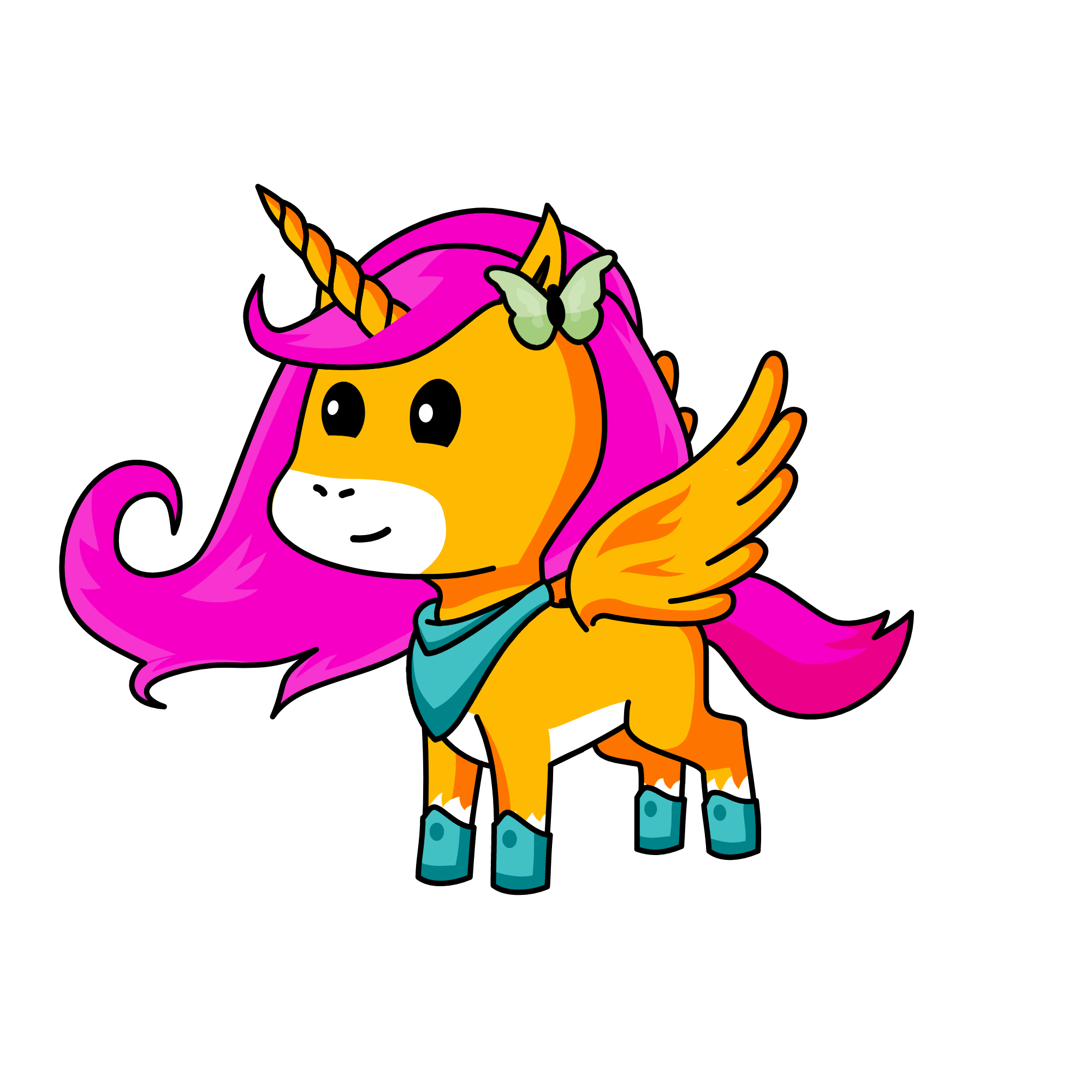 Poppy, the unicorn