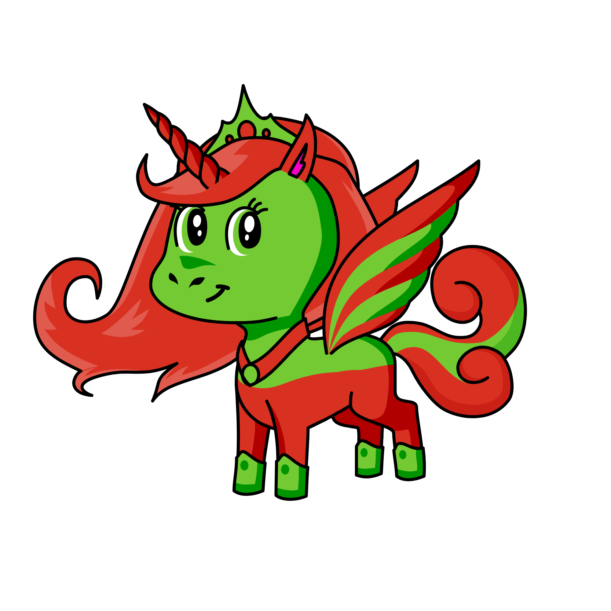 Queen of Christmas , the unicorn