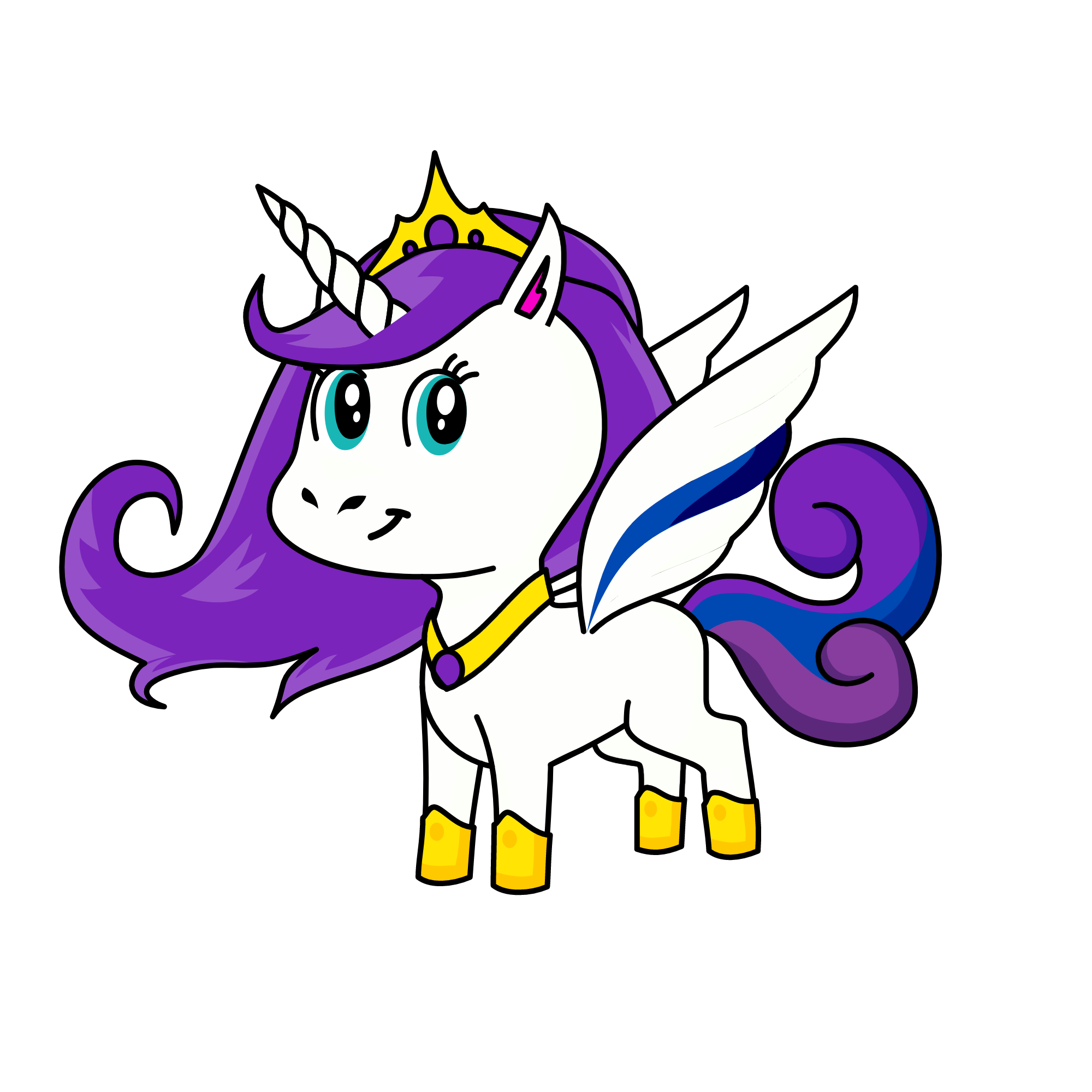 Princess Rarity, the unicorn