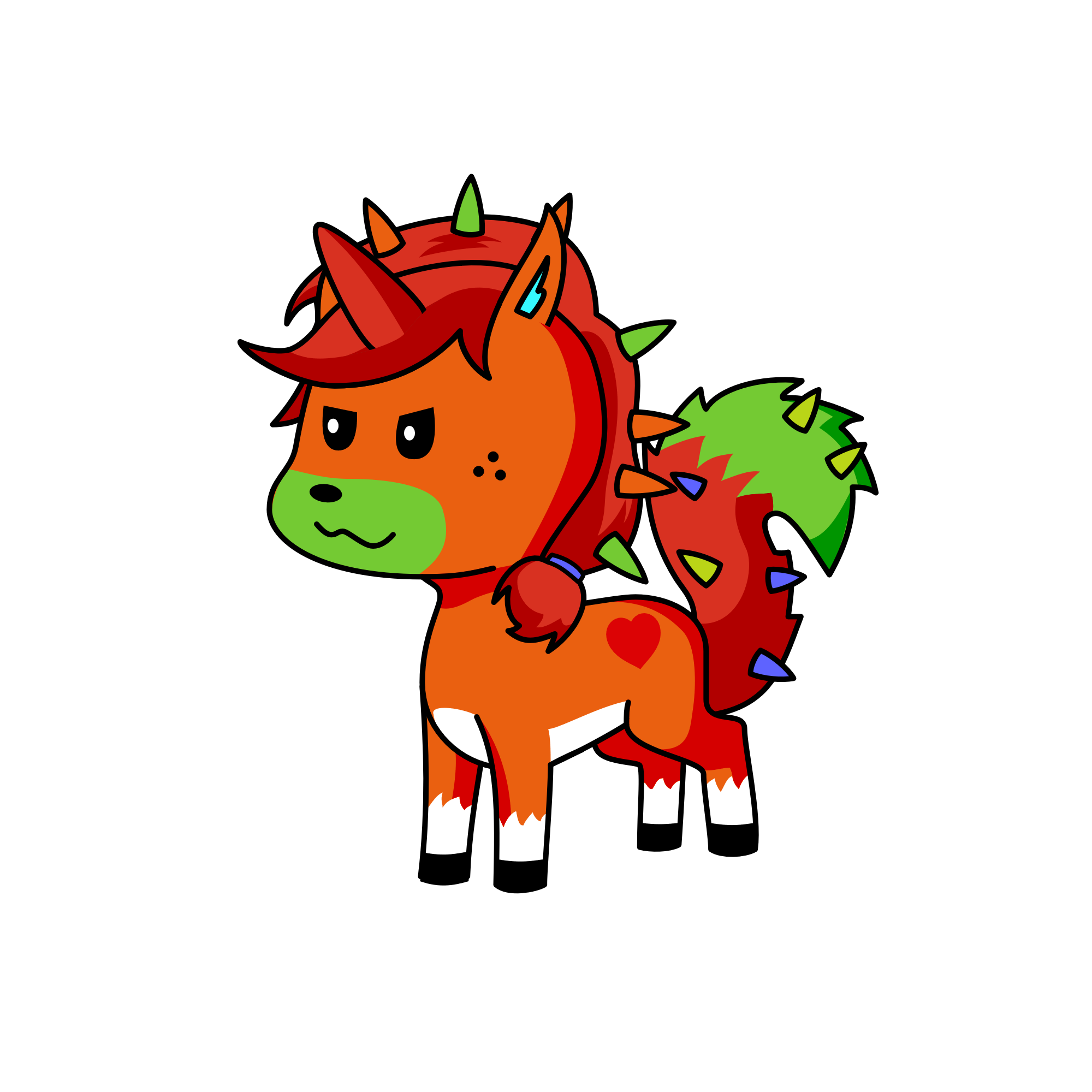 Foxy, the unicorn