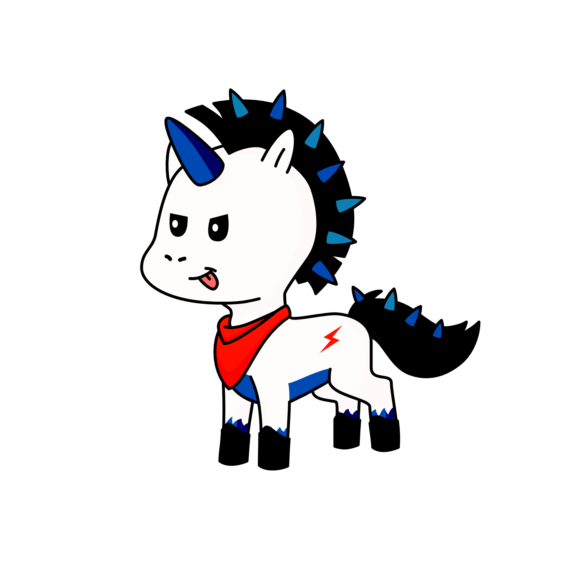 Spike, the unicorn