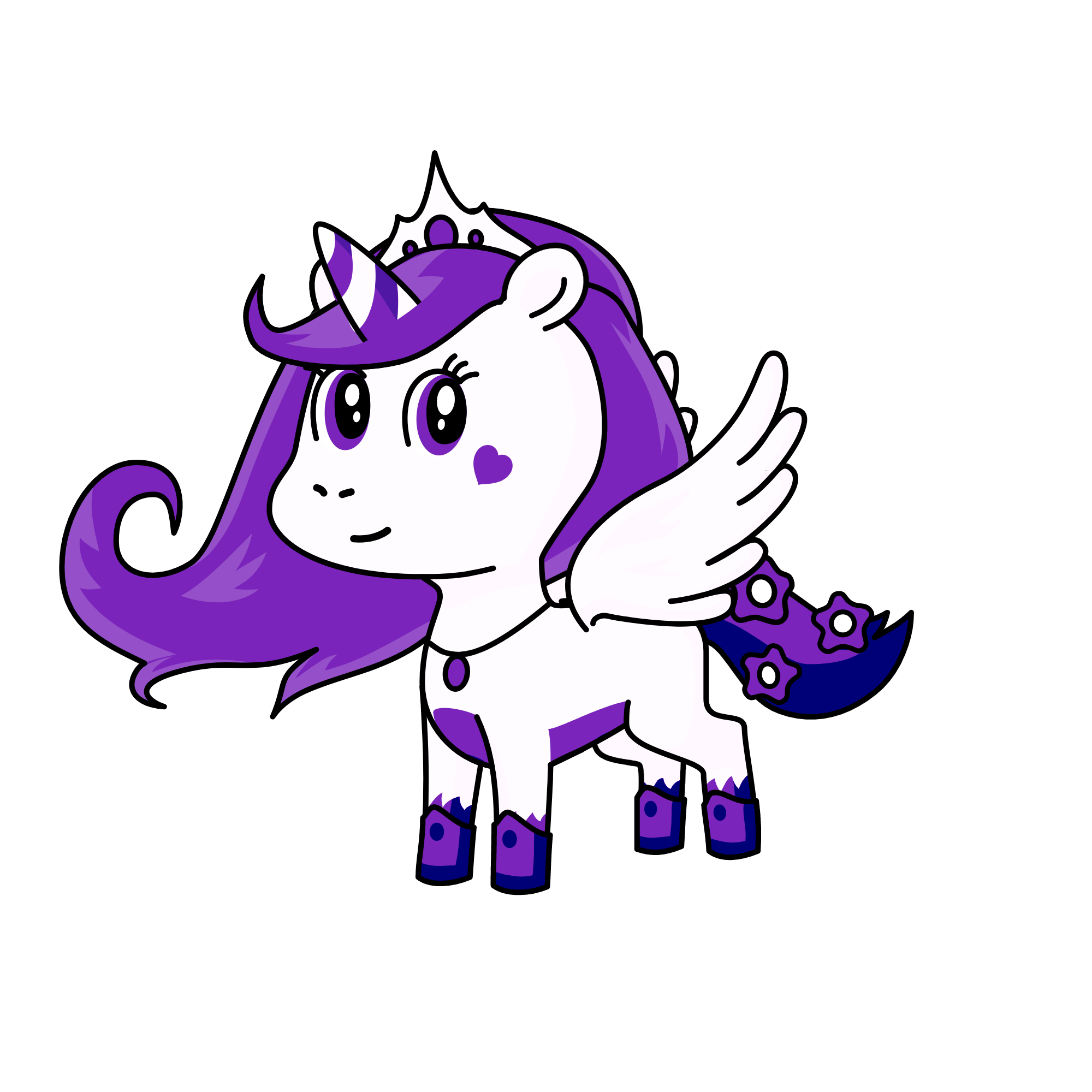 hi I am new here wanna be friends, the unicorn