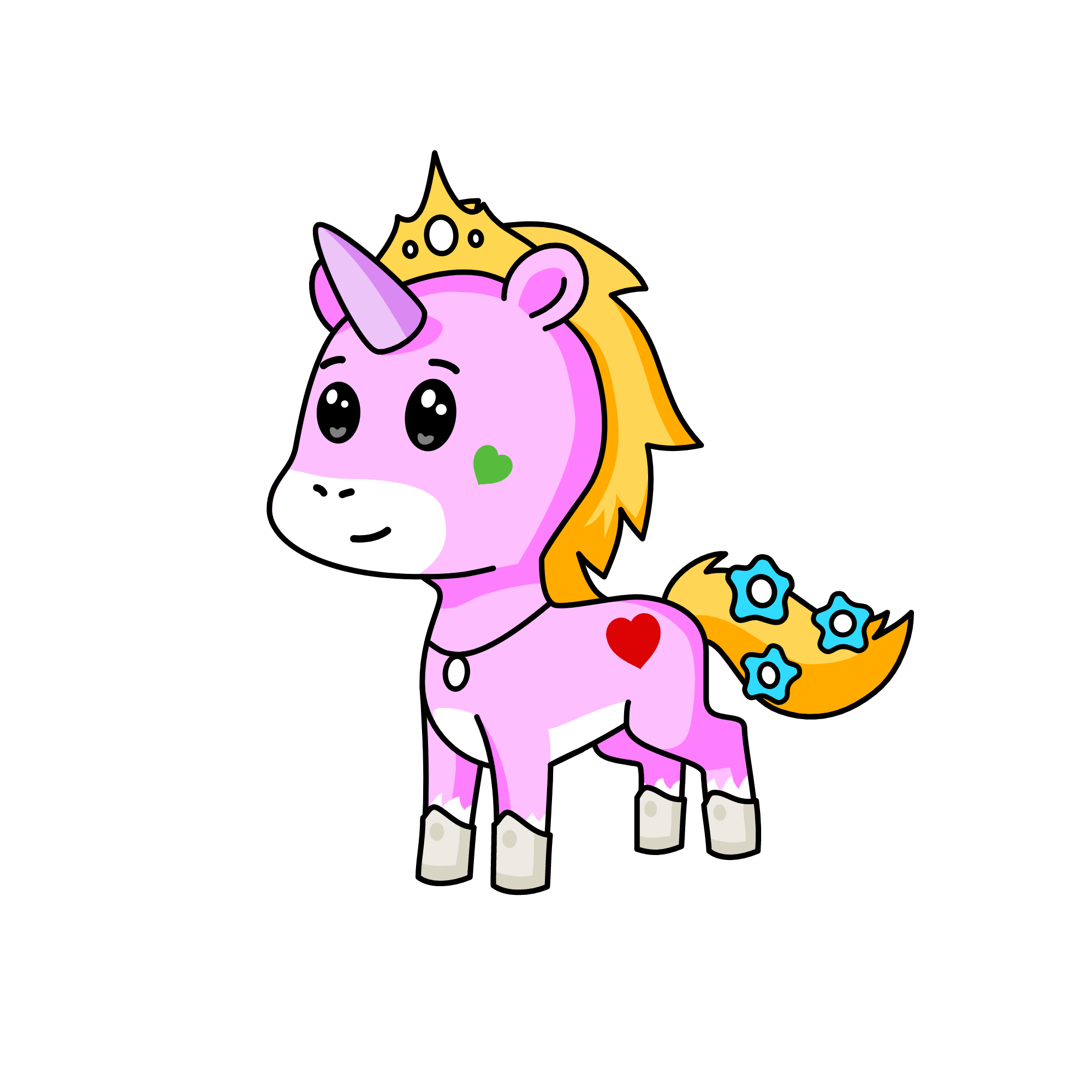 Prinky, the unicorn