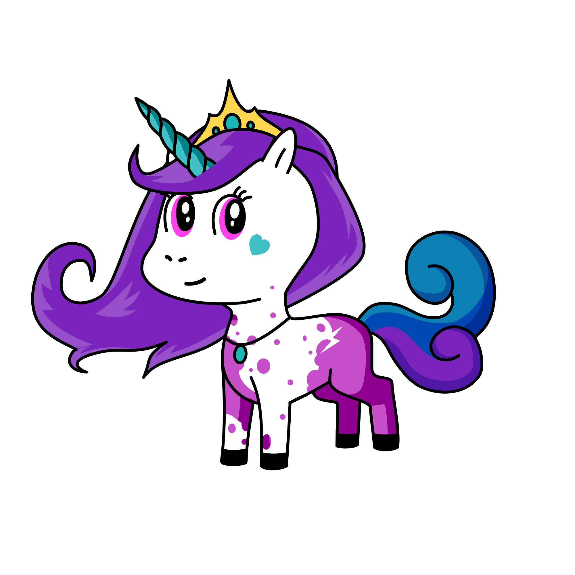 SnowAngel, the unicorn