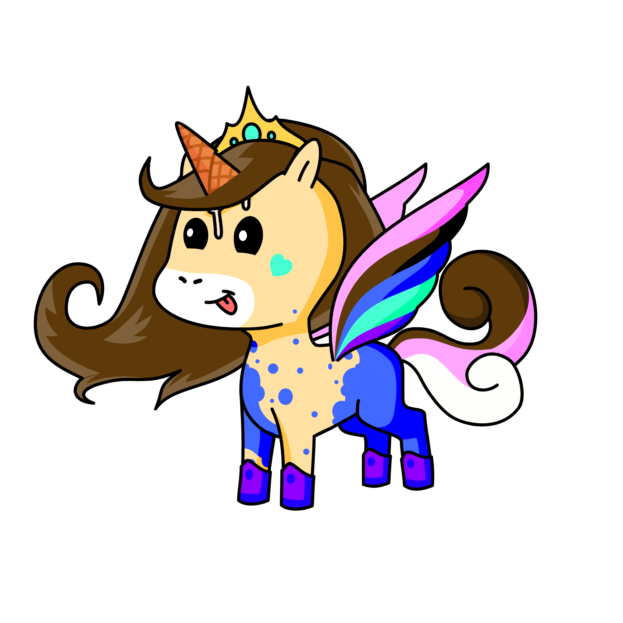 ⋆  🎀  𝒞𝒽♡𝒸🍩𝓁𝒶𝓉𝑒, 𝒯𝒽𝑒 𝒬𝓊𝑒𝑒𝓃 ♡𝒻 𝐼𝒸𝑒 𝒞𝓇𝑒𝒶𝓂  🎀  ⋆, the unicorn