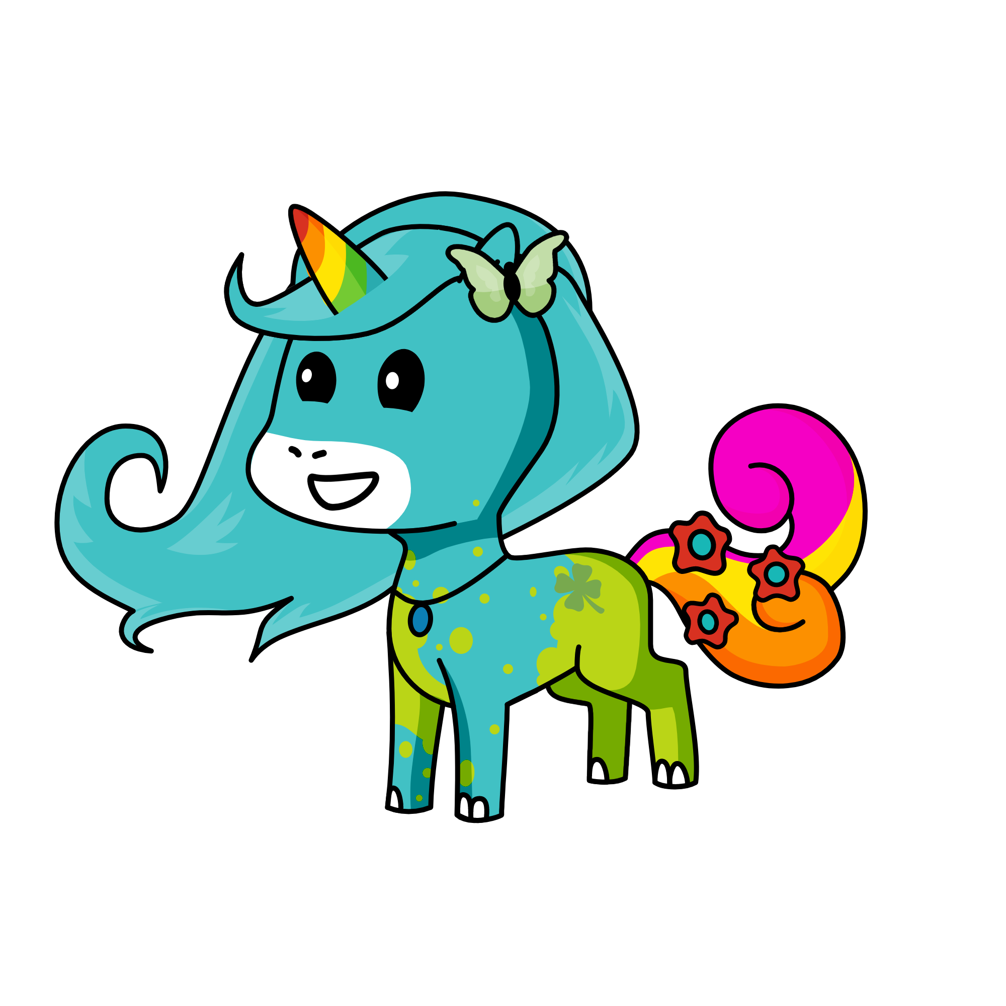 LuckyCharm, the unicorn