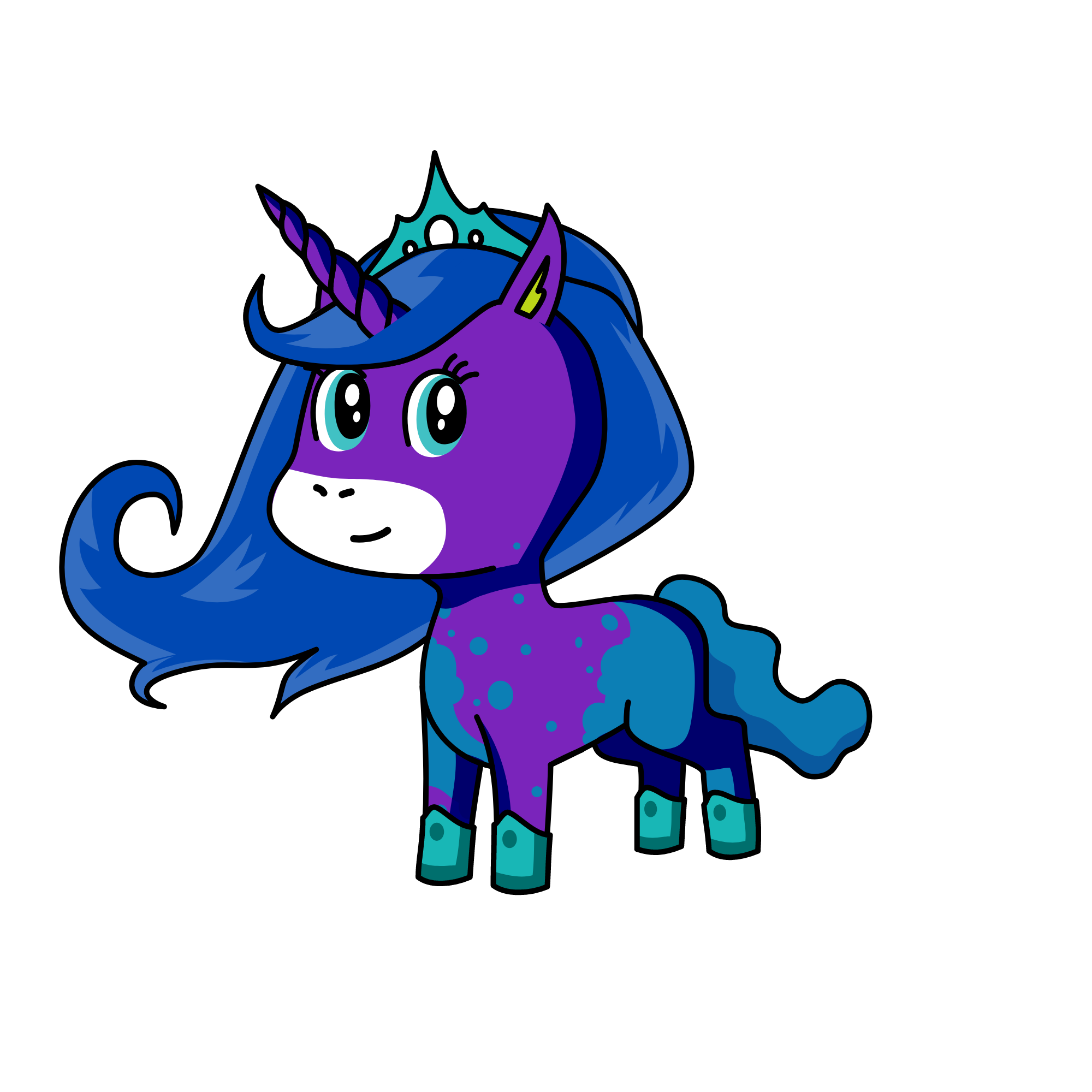 Luna, the unicorn