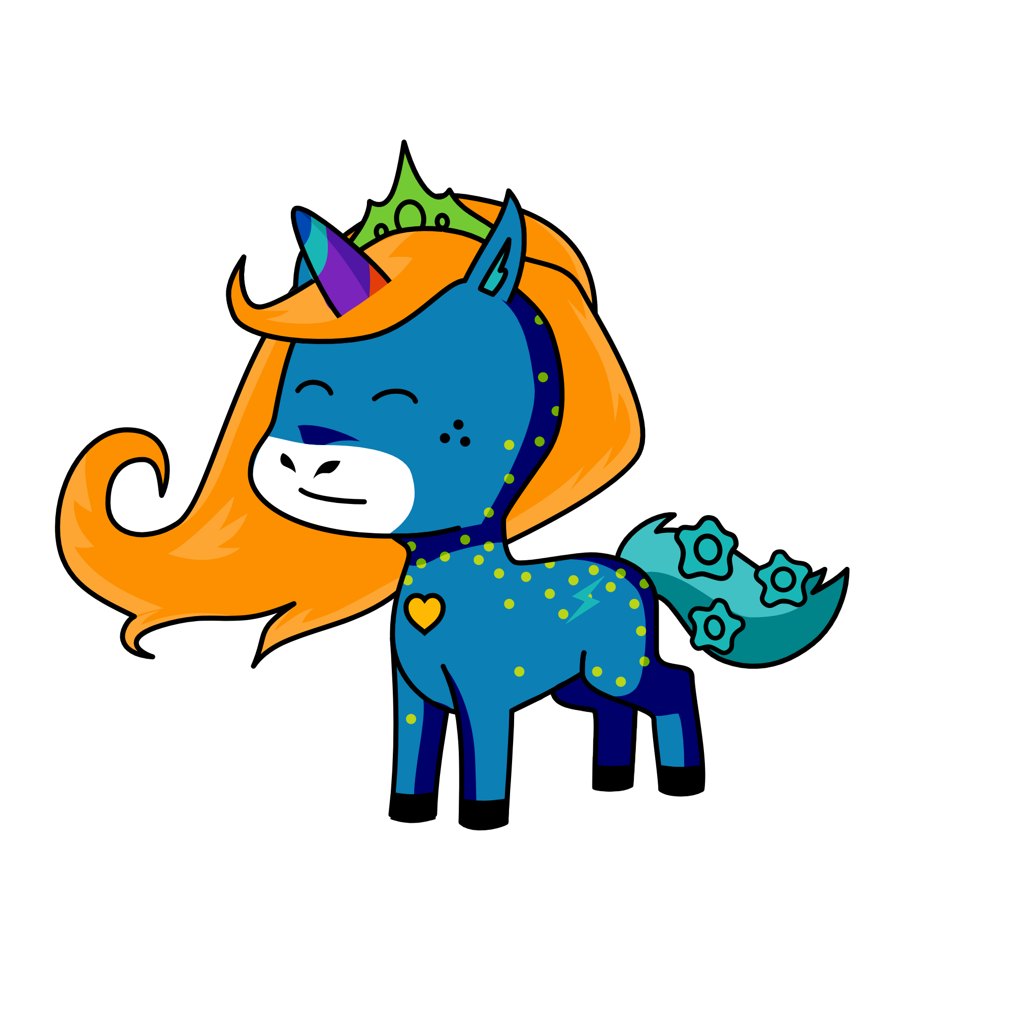 i clicked random and just did nothing to add and saved, the unicorn