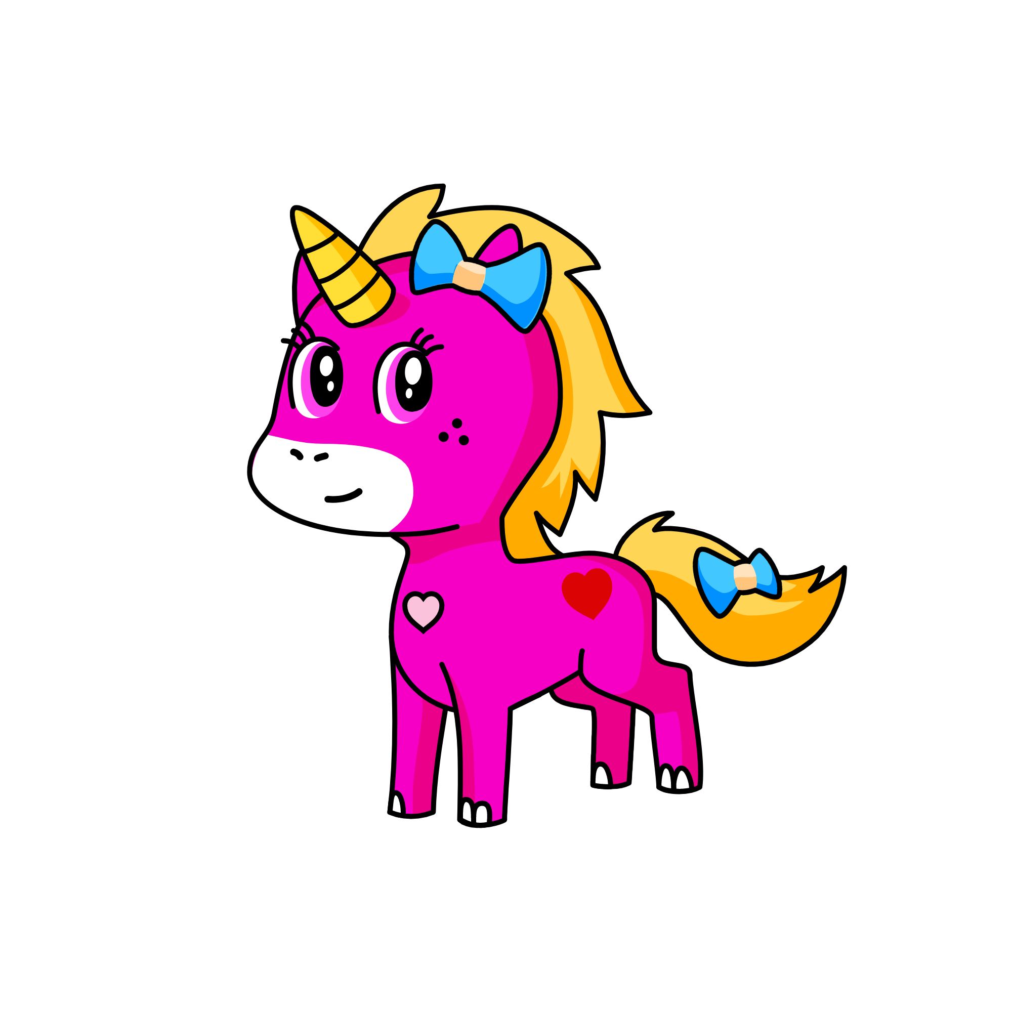 pinky, the unicorn