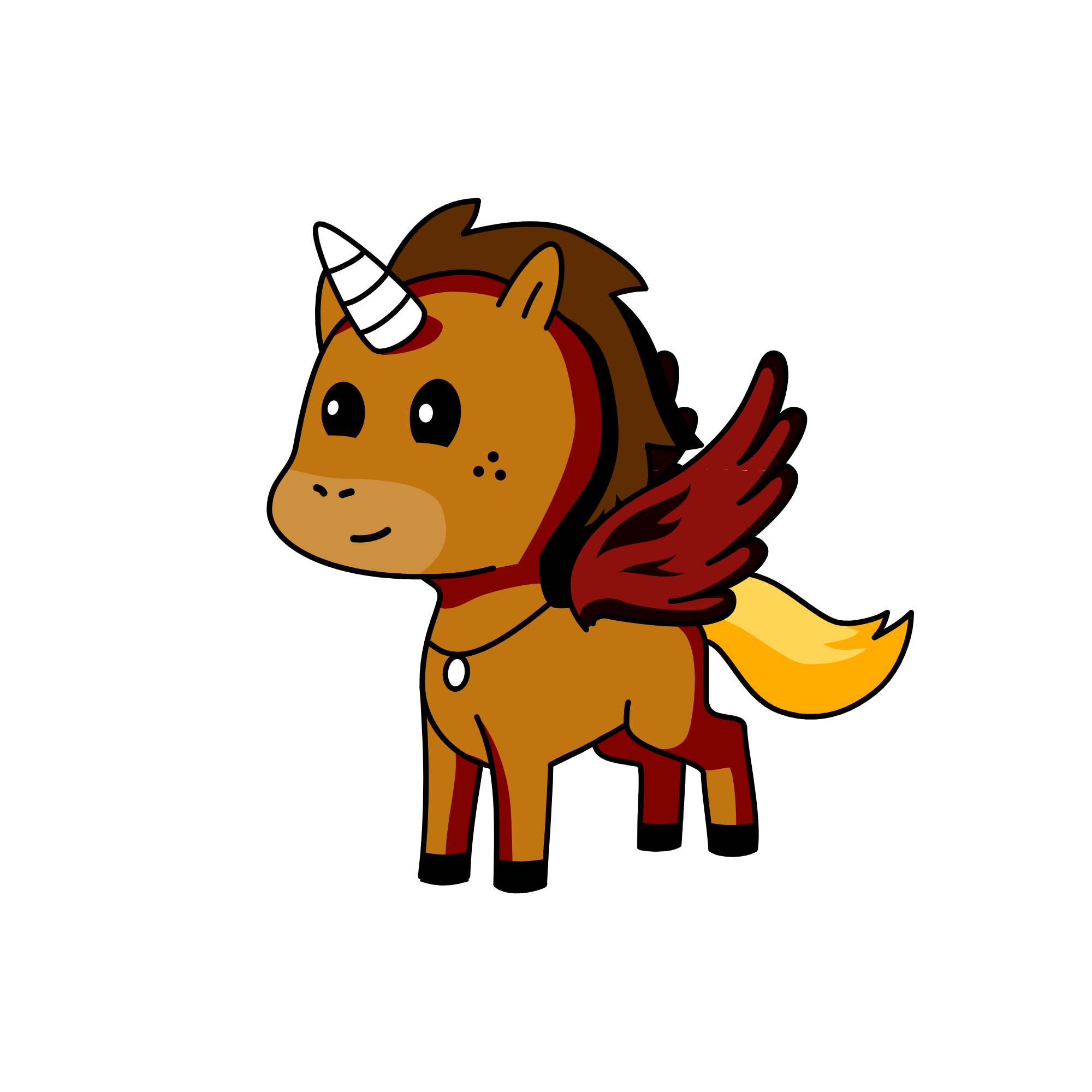 brownie, the unicorn